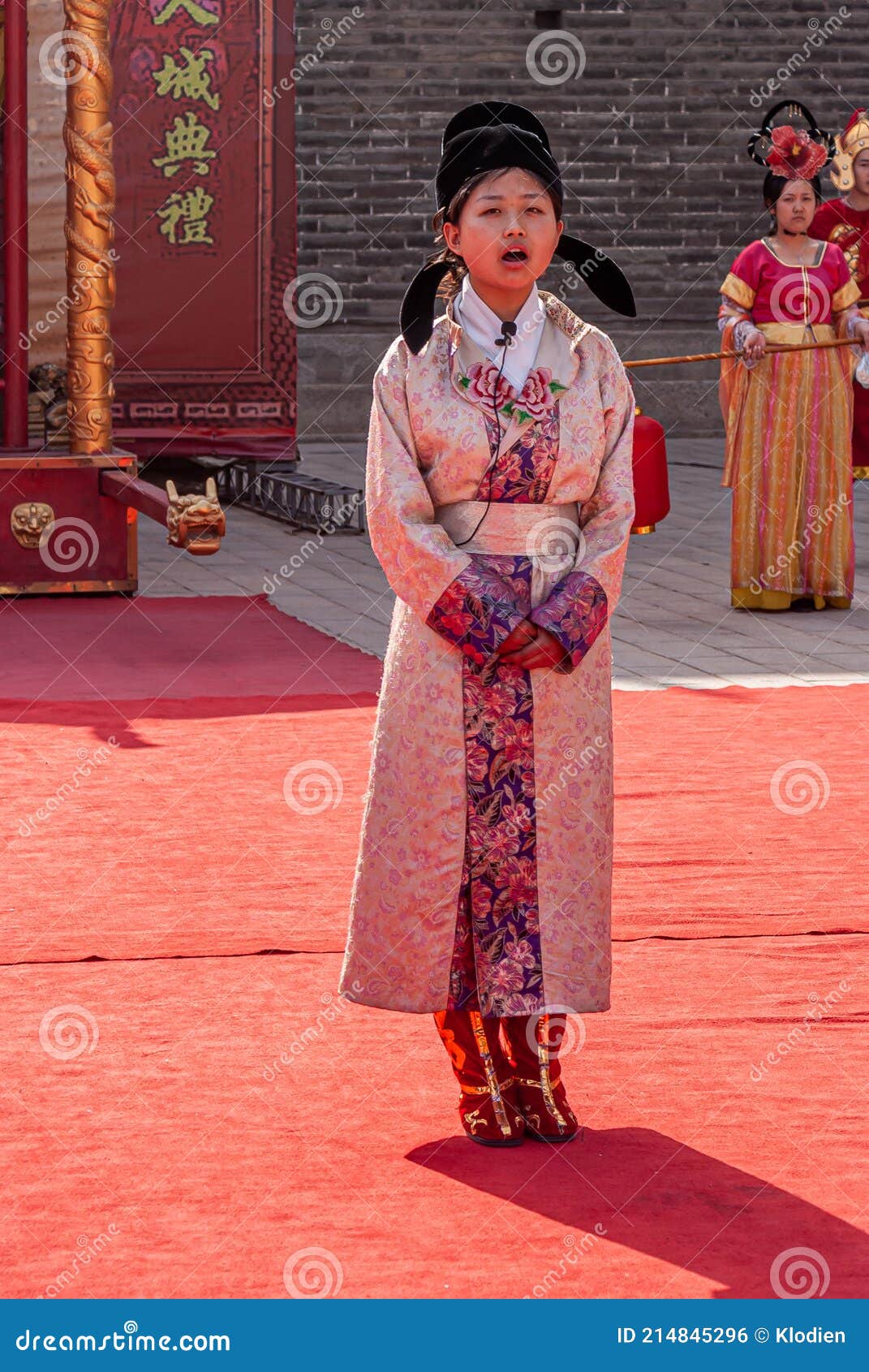 Cerimônia Mestra Xian China Foto Editorial - Imagem de mestre