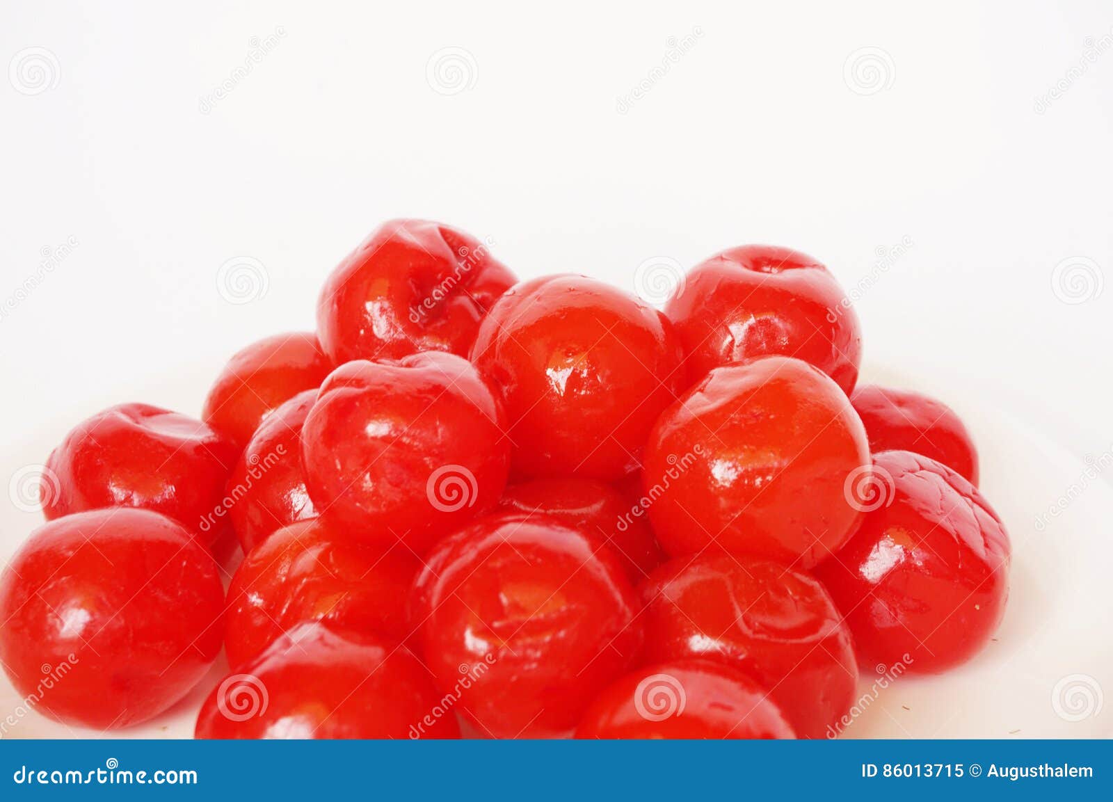 Cerises de marasquin image stock. Image du cerise, glace - 86013715