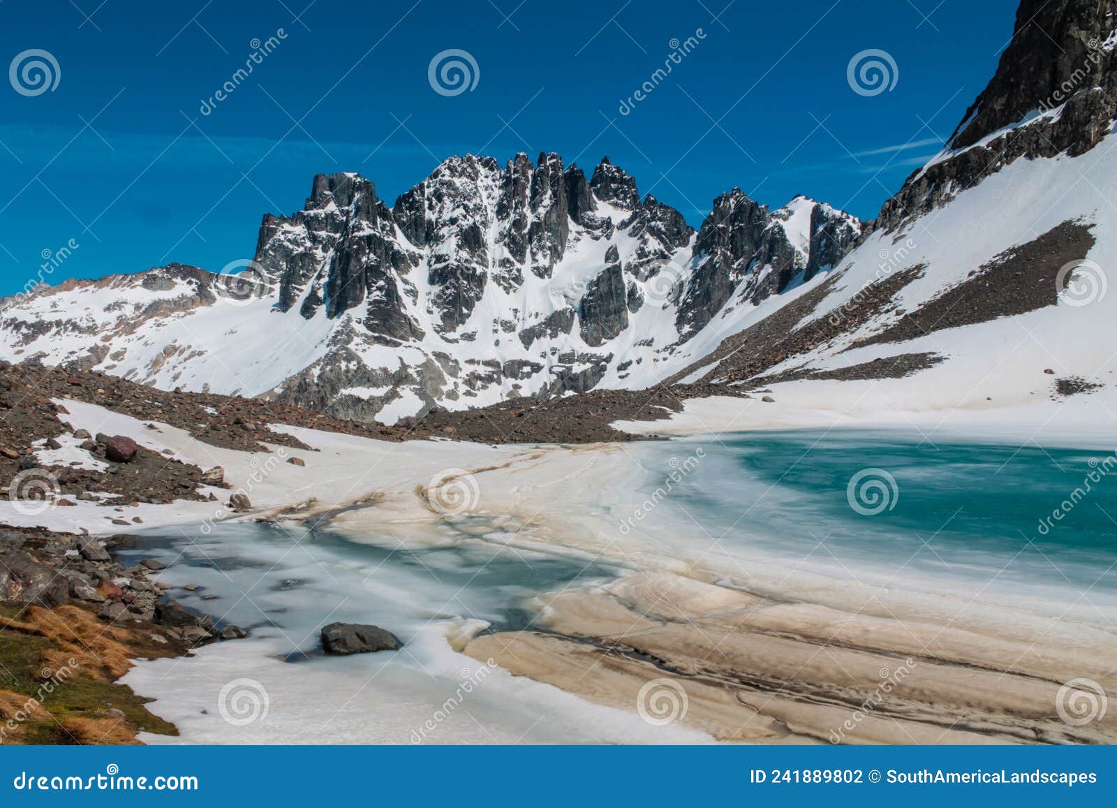 cerro castillio mountain national park in chile, aysen, ptagonia