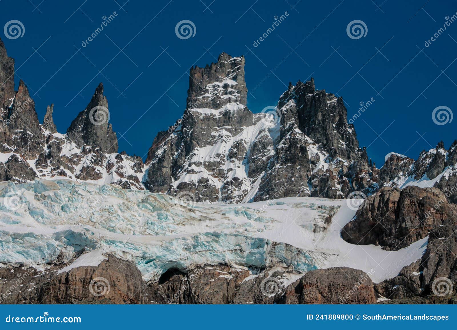 cerro castillio mountain national park in chile, aysen, ptagonia