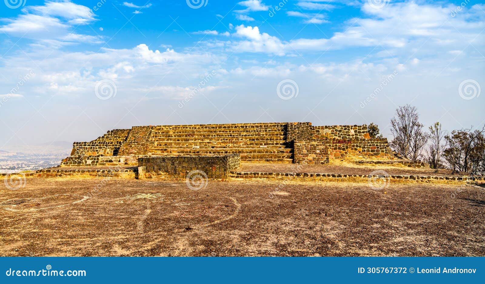 cerro de la estrella archaeological site in iztapalapa, mexico city