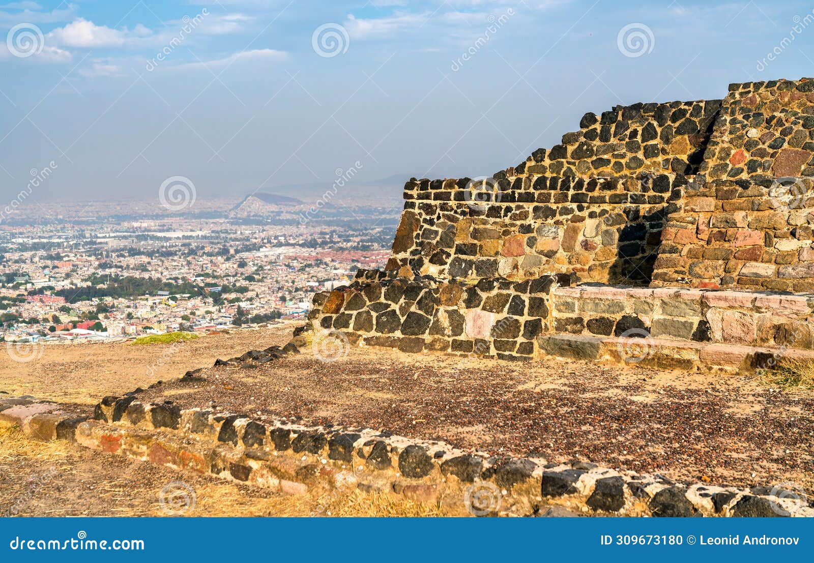 cerro de la estrella archaeological site in iztapalapa, mexico city