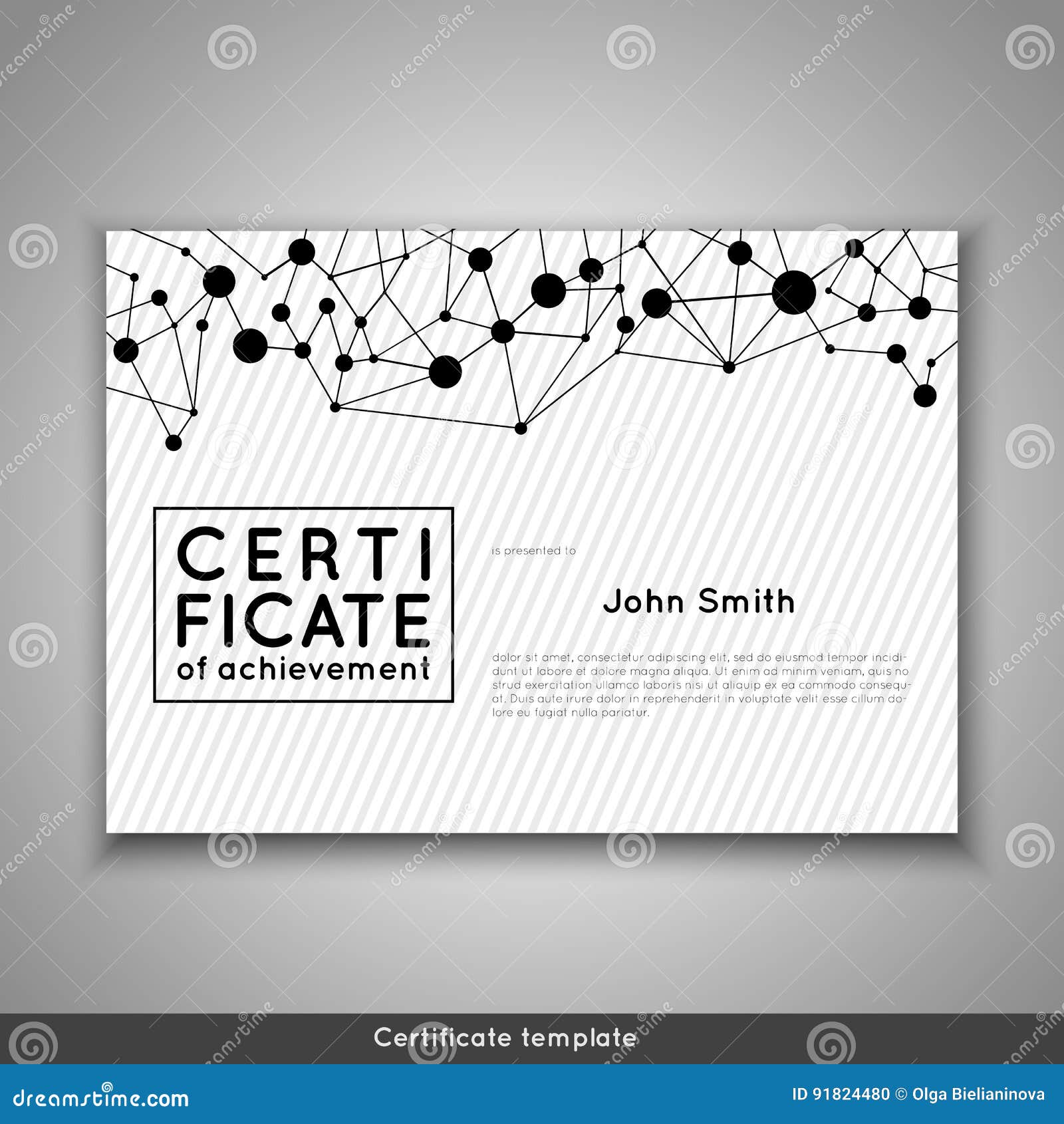 certificate of appreciation completion achievement graduation