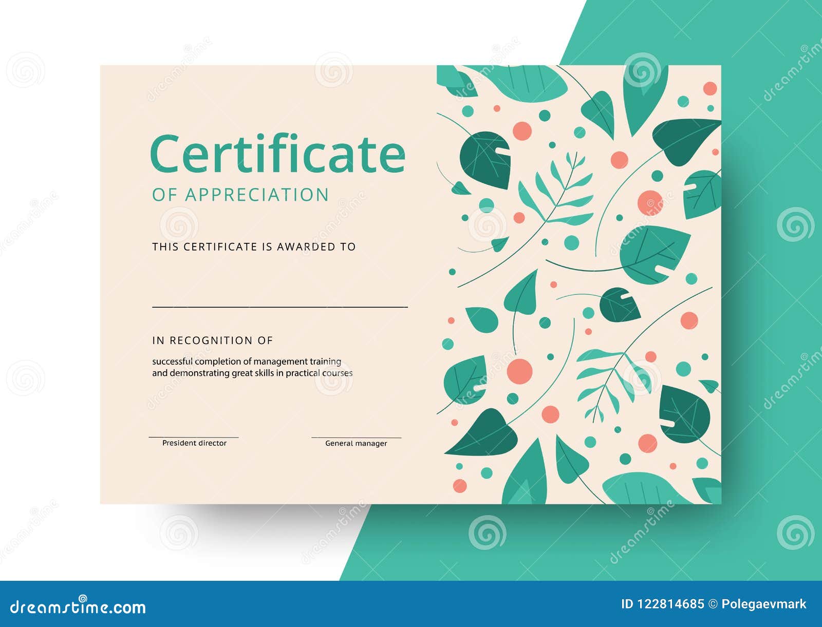 certificate of appreciation template . elegant business di