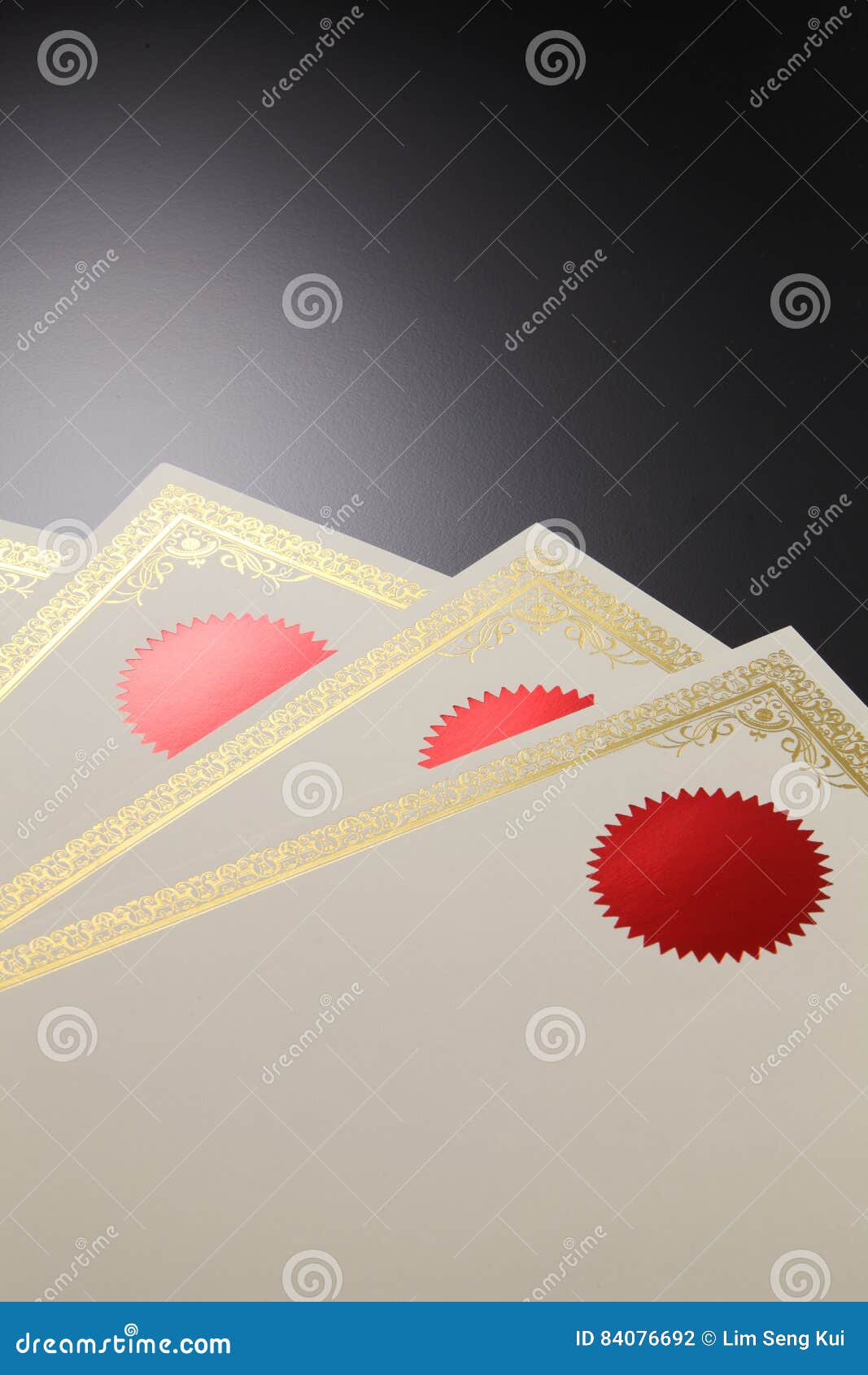 Certificate stock photo. Image of seal, insignia, ornate - 84076692