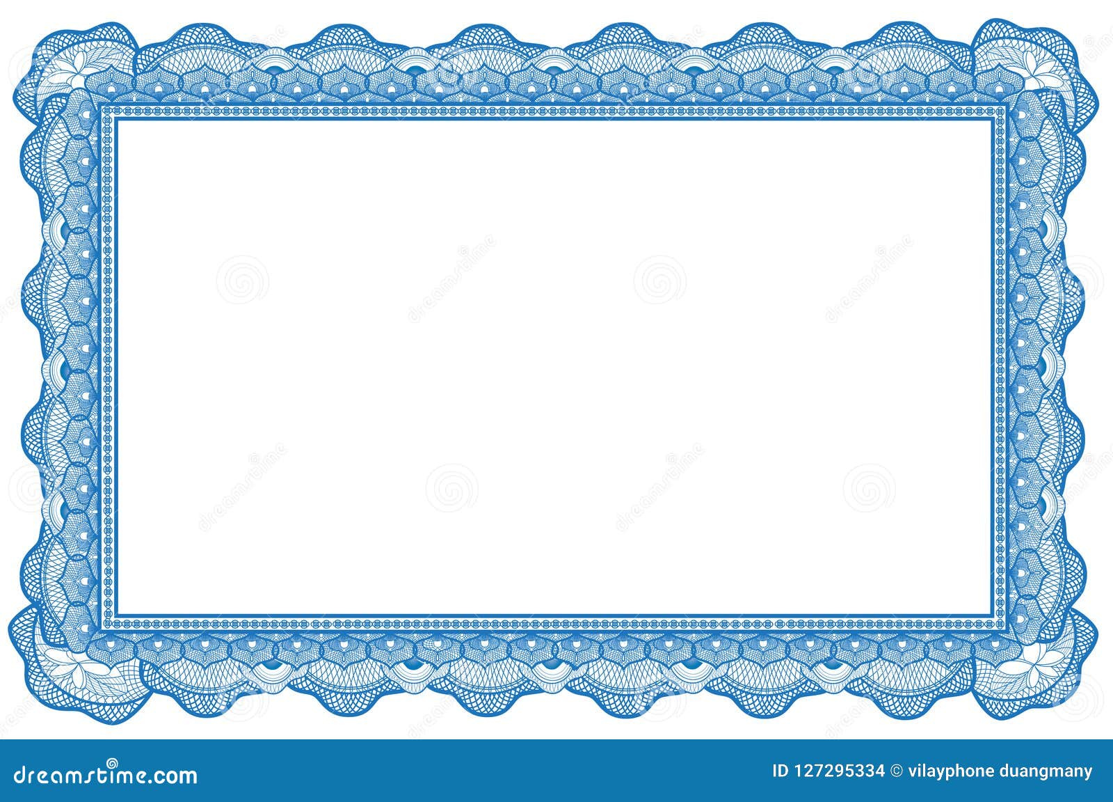 Certificate Border Template 23 Stock Illustration - Illustration of Within Free Printable Certificate Border Templates