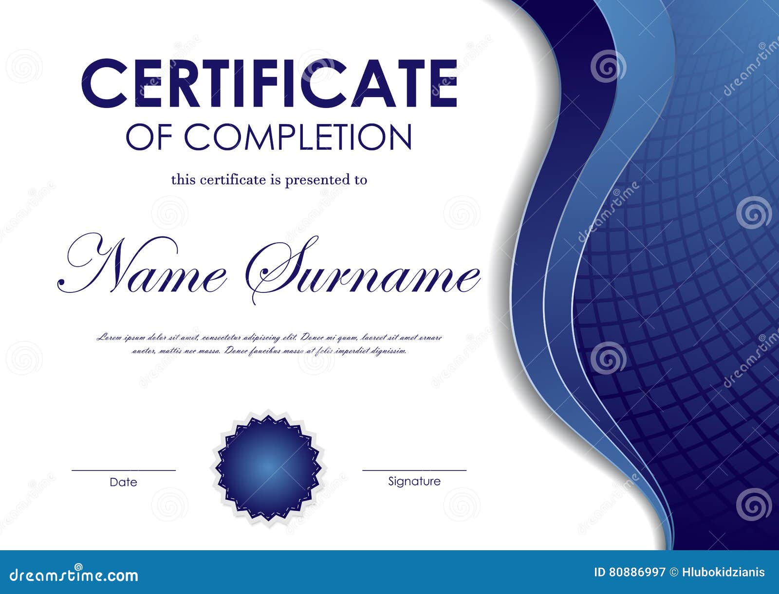 certificate of completion ojt template