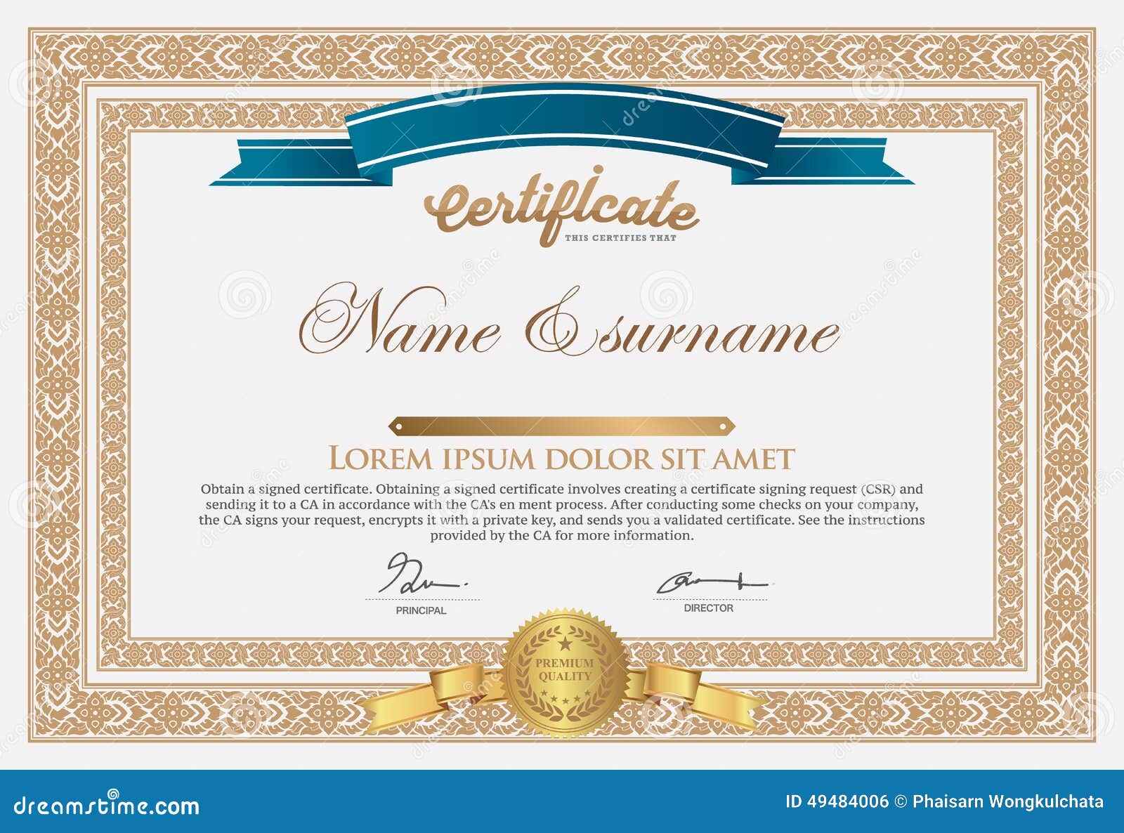 certificates design