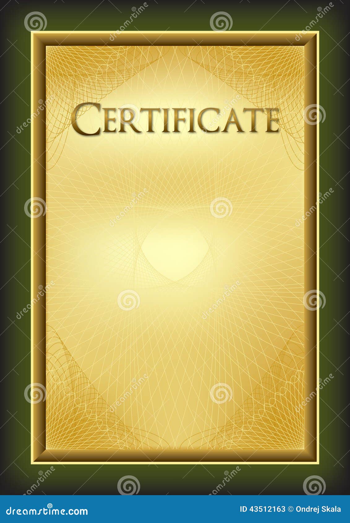 Certificate - Diploma - Award Stock Vector - Illustration of Pertaining To Commemorative Certificate Template