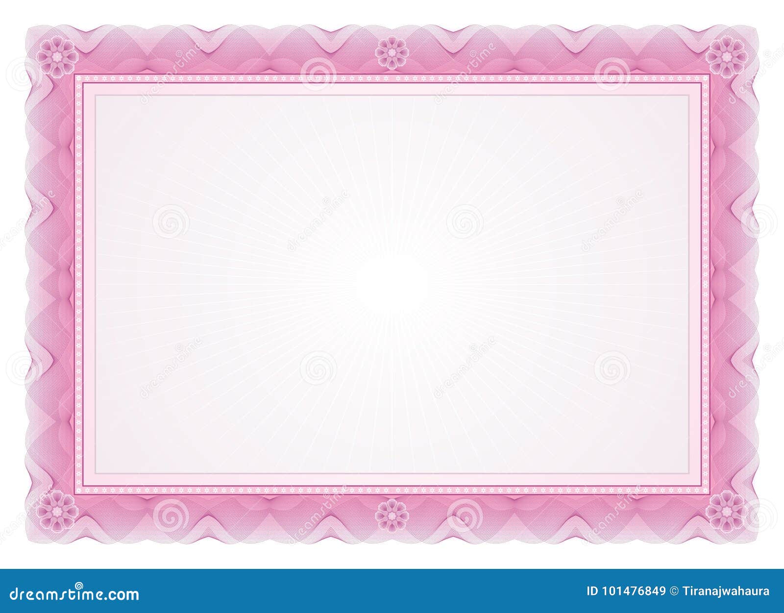 Certificate Frame Border stock vector. Illustration of document