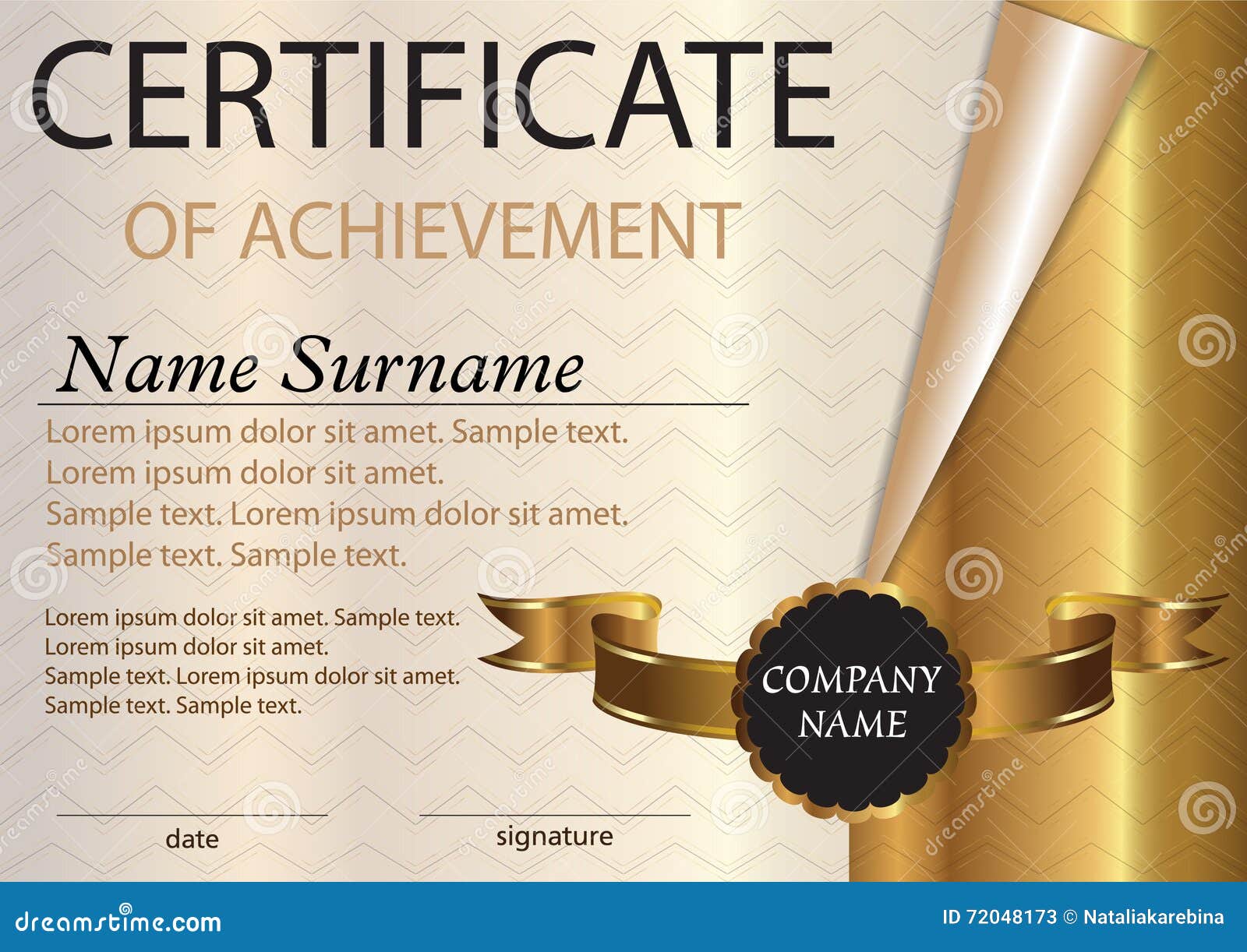 Certificate or Diploma Template. Award Winner. Winning the Intended For Winner Certificate Template