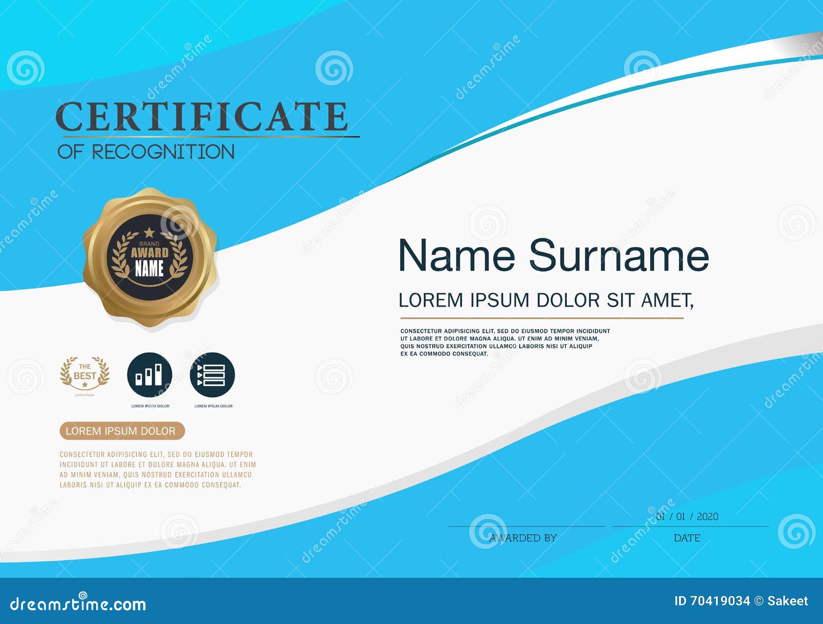 certificate frame design template layout template in a4 size stock certificate size