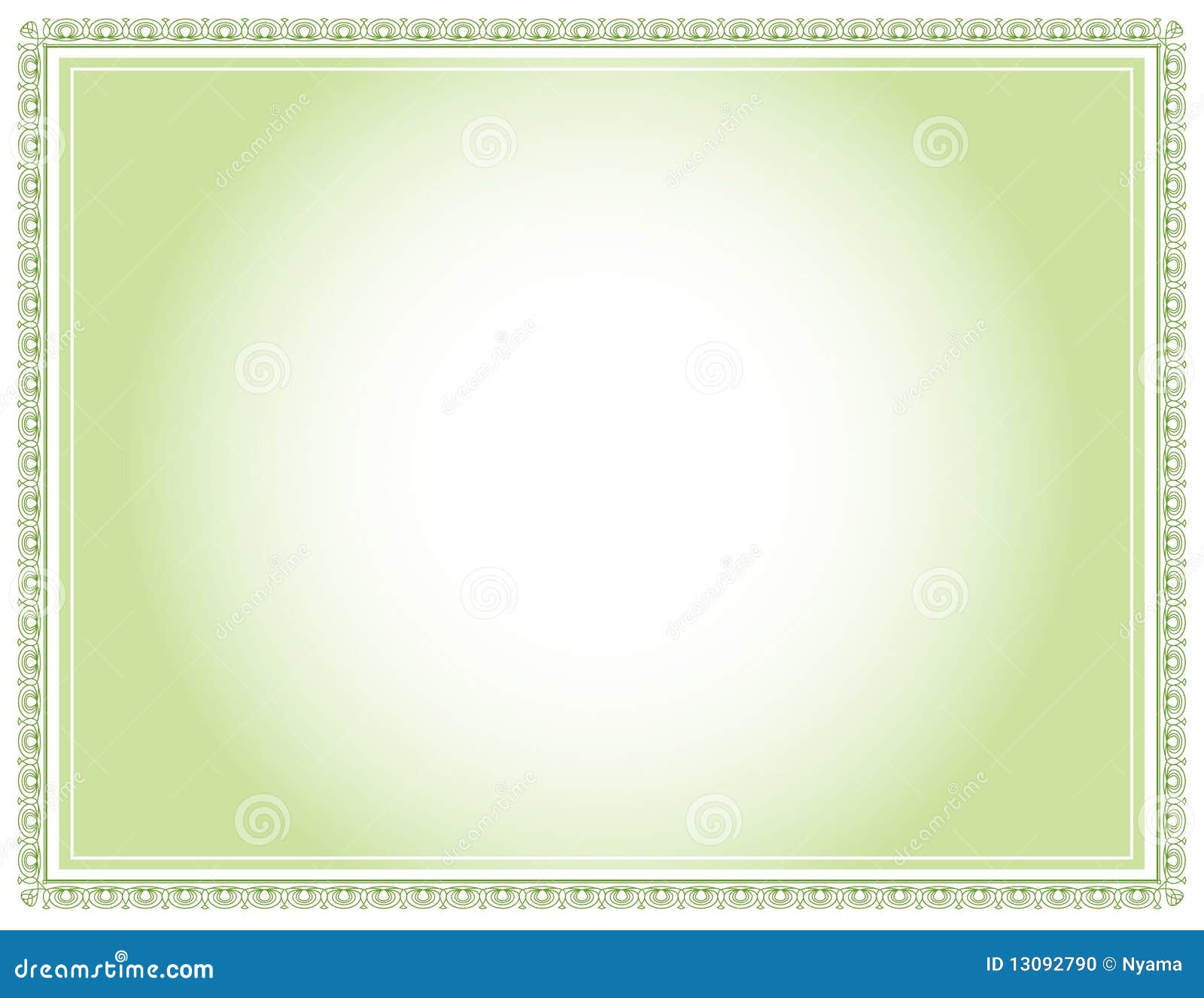 Green Certificate Background Hd