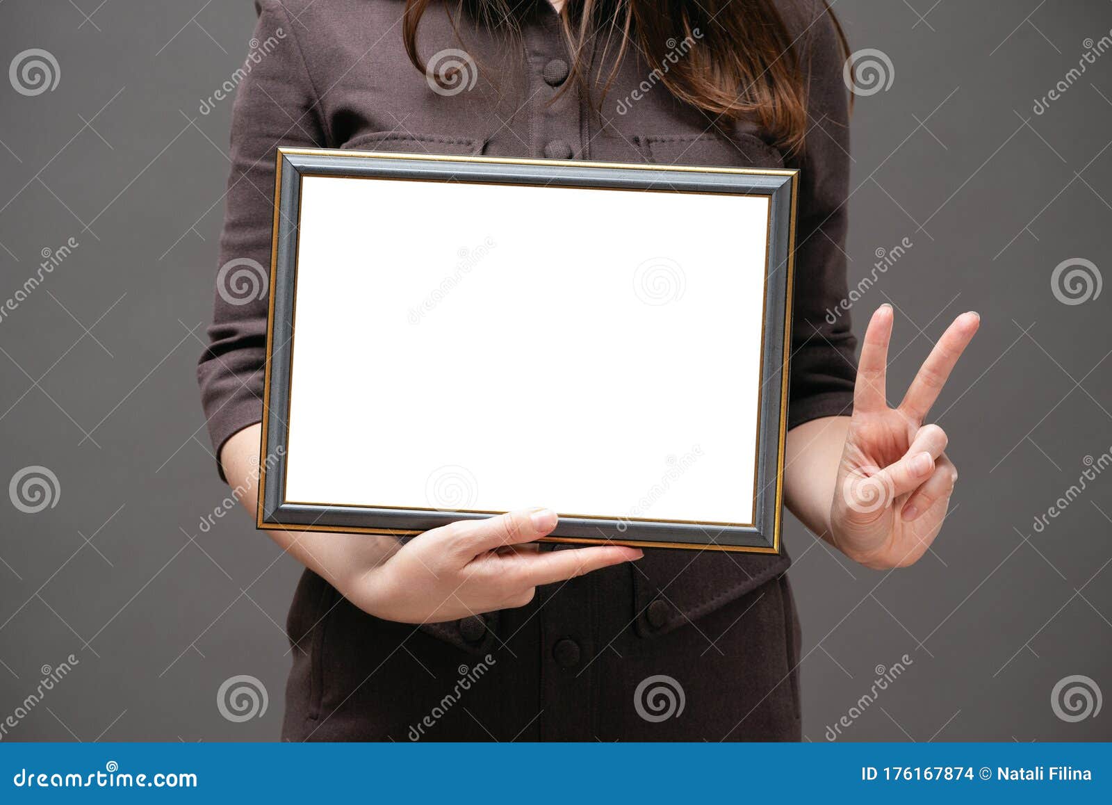 Download Certificate Mockup Stock Photo Image Of Hand Certificate 176167874