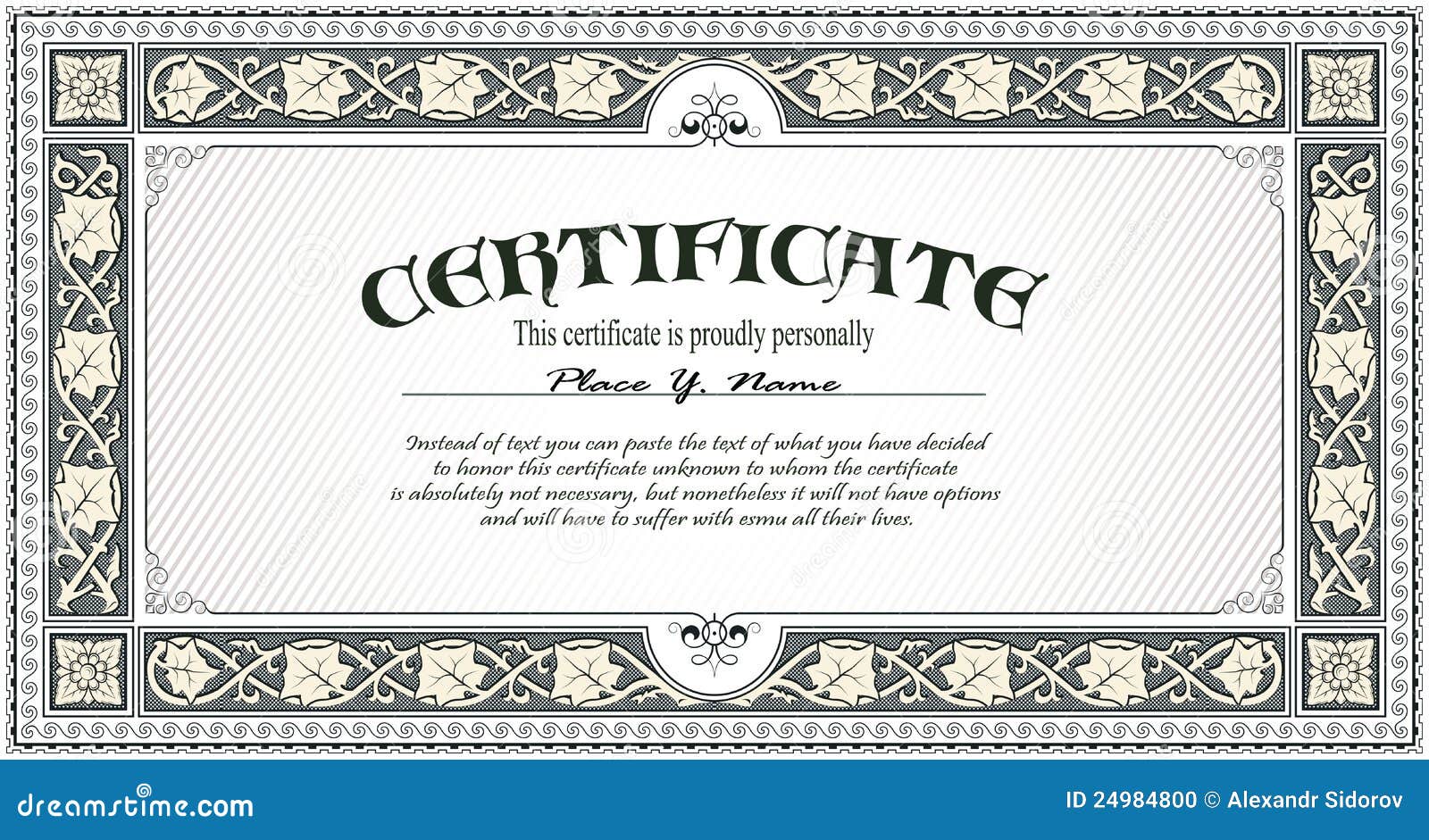 social card blank security Certificate Template Stock Image: Photo 24984800 social card blank security Certificate Template Stock Image: Photo 24984800