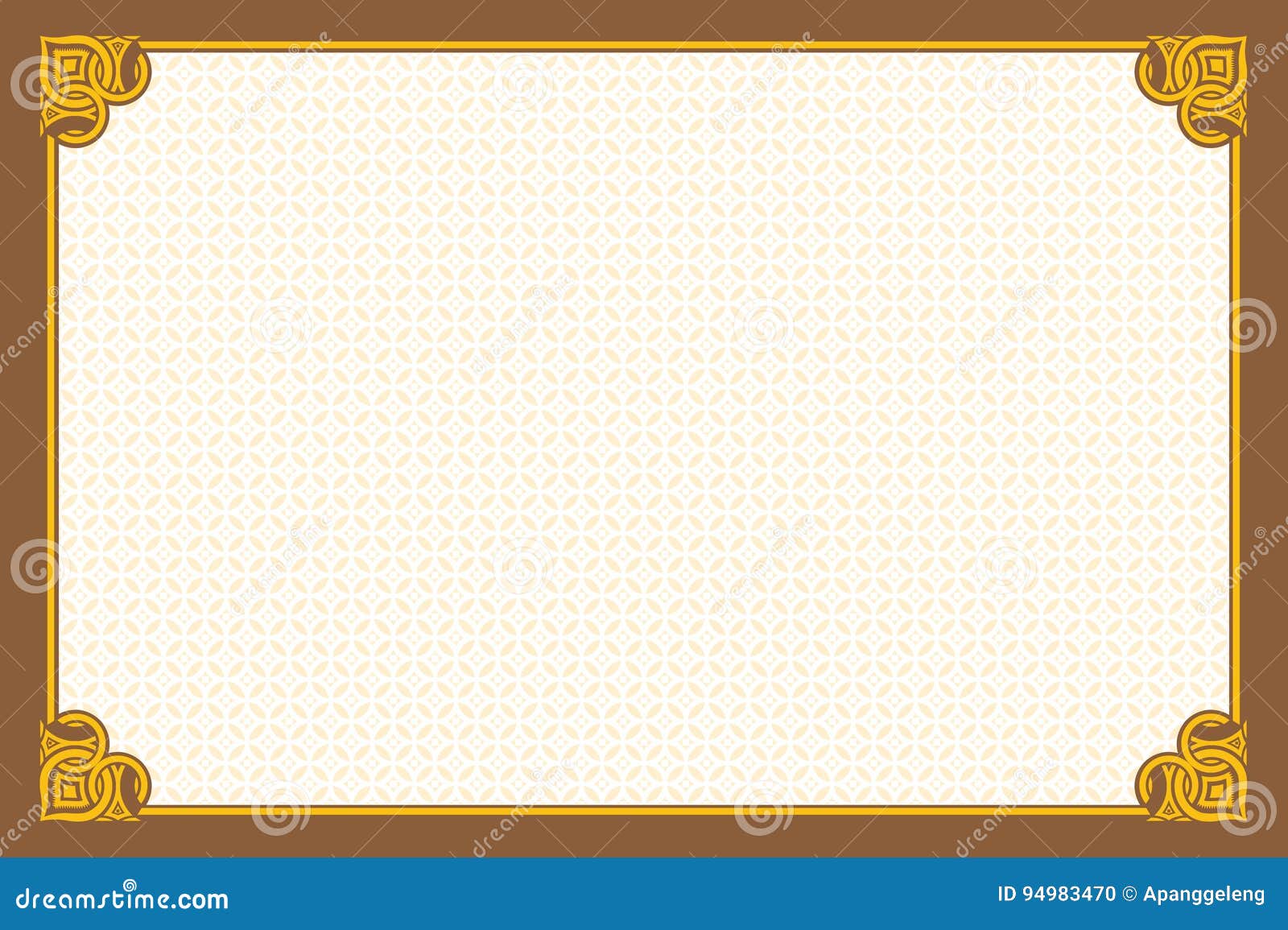 Certificate Template Blank stock vector. Illustration of paper Certificate Template Blank stock vector. Illustration of paper