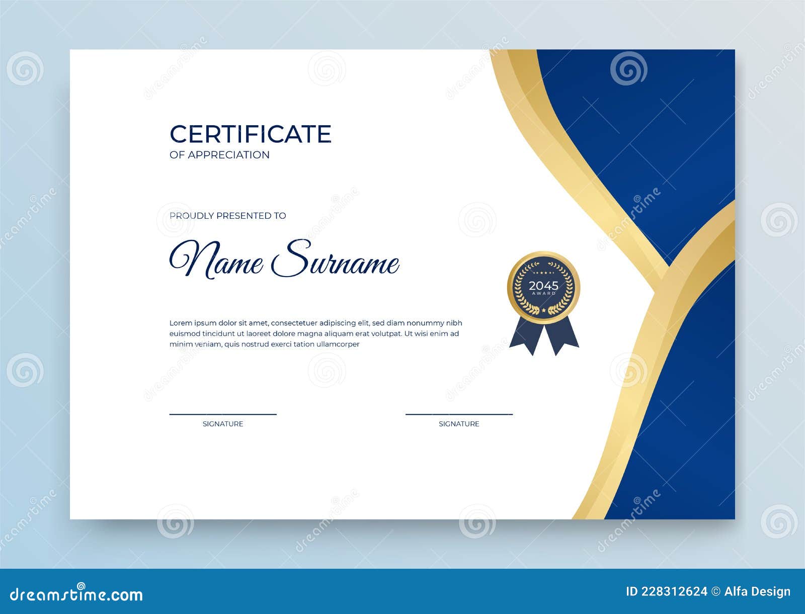 Certificate Template. Diploma of Modern Design or Gift Certificate With Regard To Graduation Gift Certificate Template Free