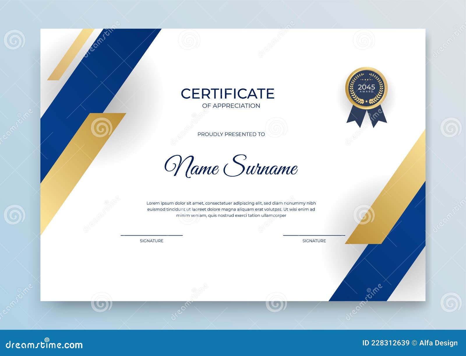 Certificate Template. Diploma of Modern Design or Gift Certificate With Regard To Graduation Gift Certificate Template Free