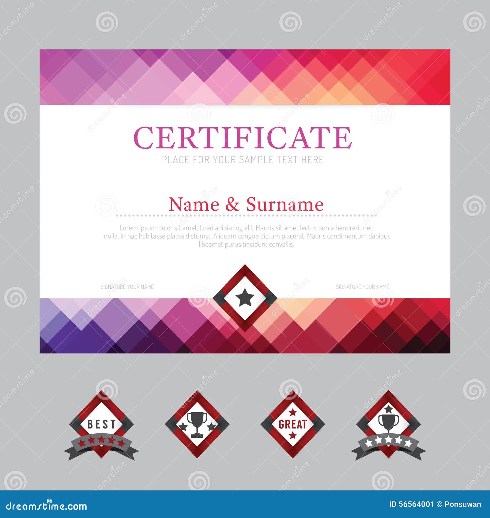 modern certificate appreciation template diploma design vector certificate template designs