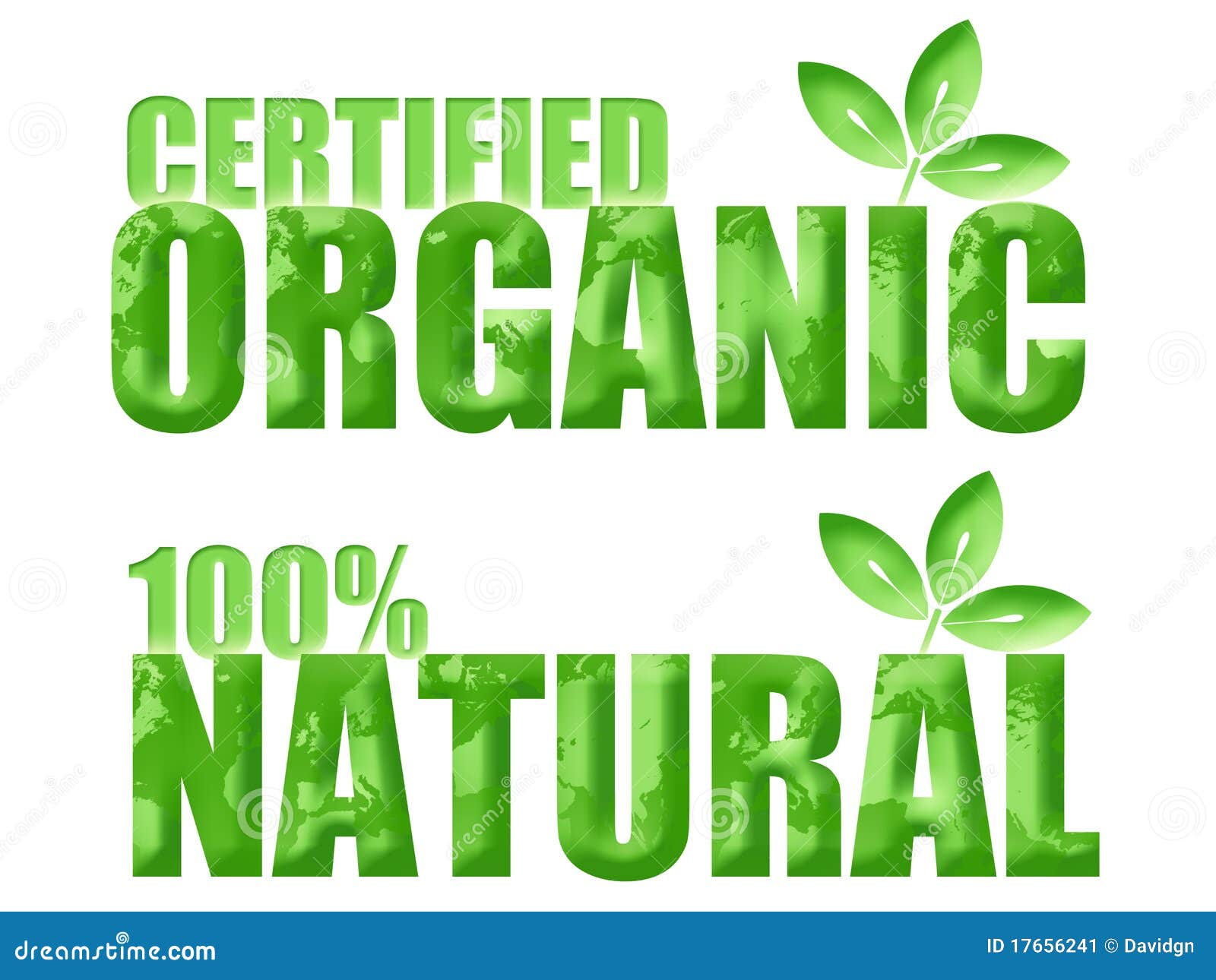 Certified Organic and Natural Symbols Stock Illustration Illustration of icon, nature 17656241