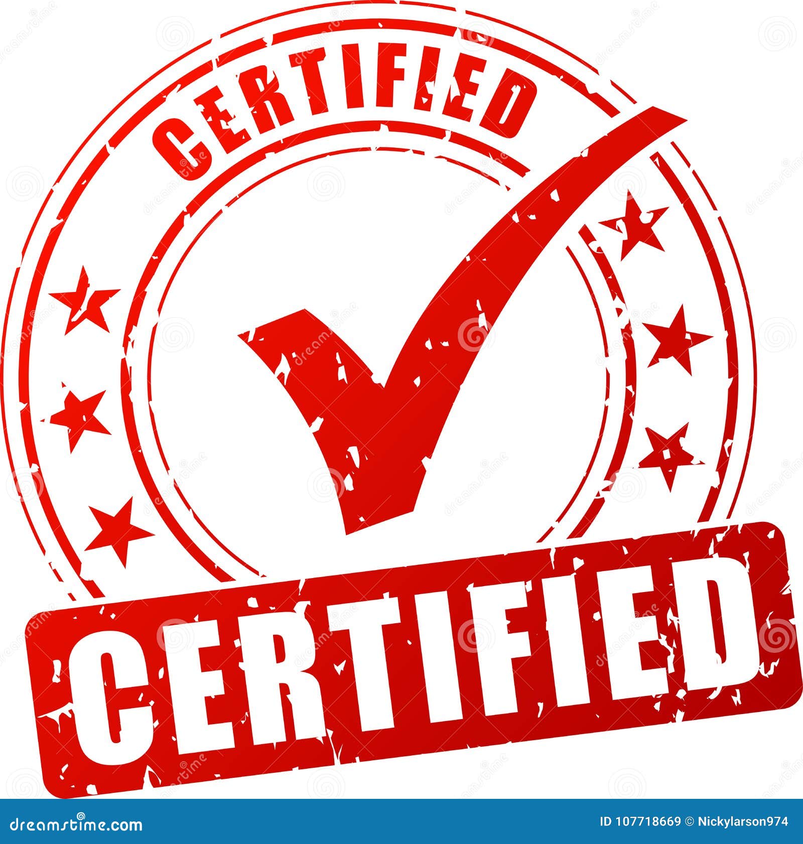 Certified red stamp stock vector Illustration of stamp 107718669 Certified red stamp stock vector Illustration of stamp 107718669