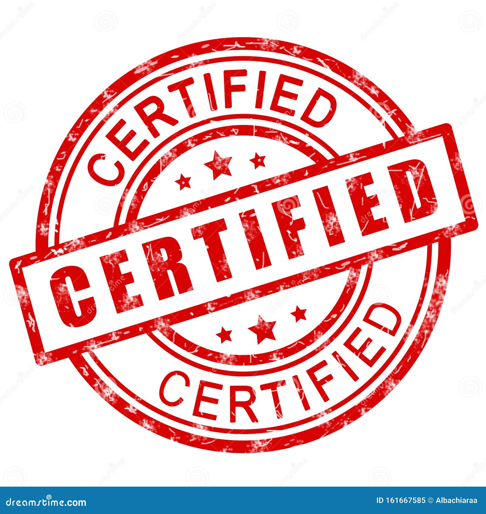 Certified Stamp Official Verification Seal Of Approval Royalty-Free