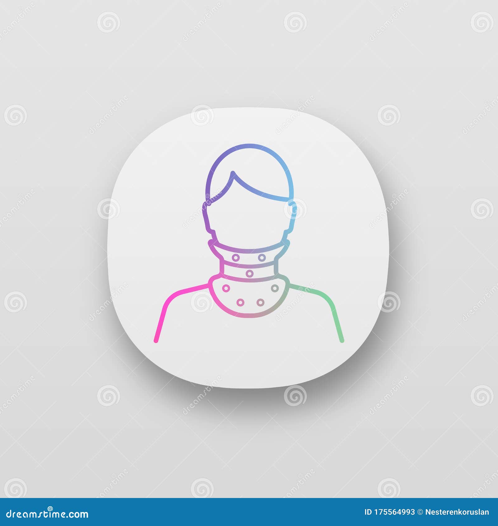 cervical collar app icon