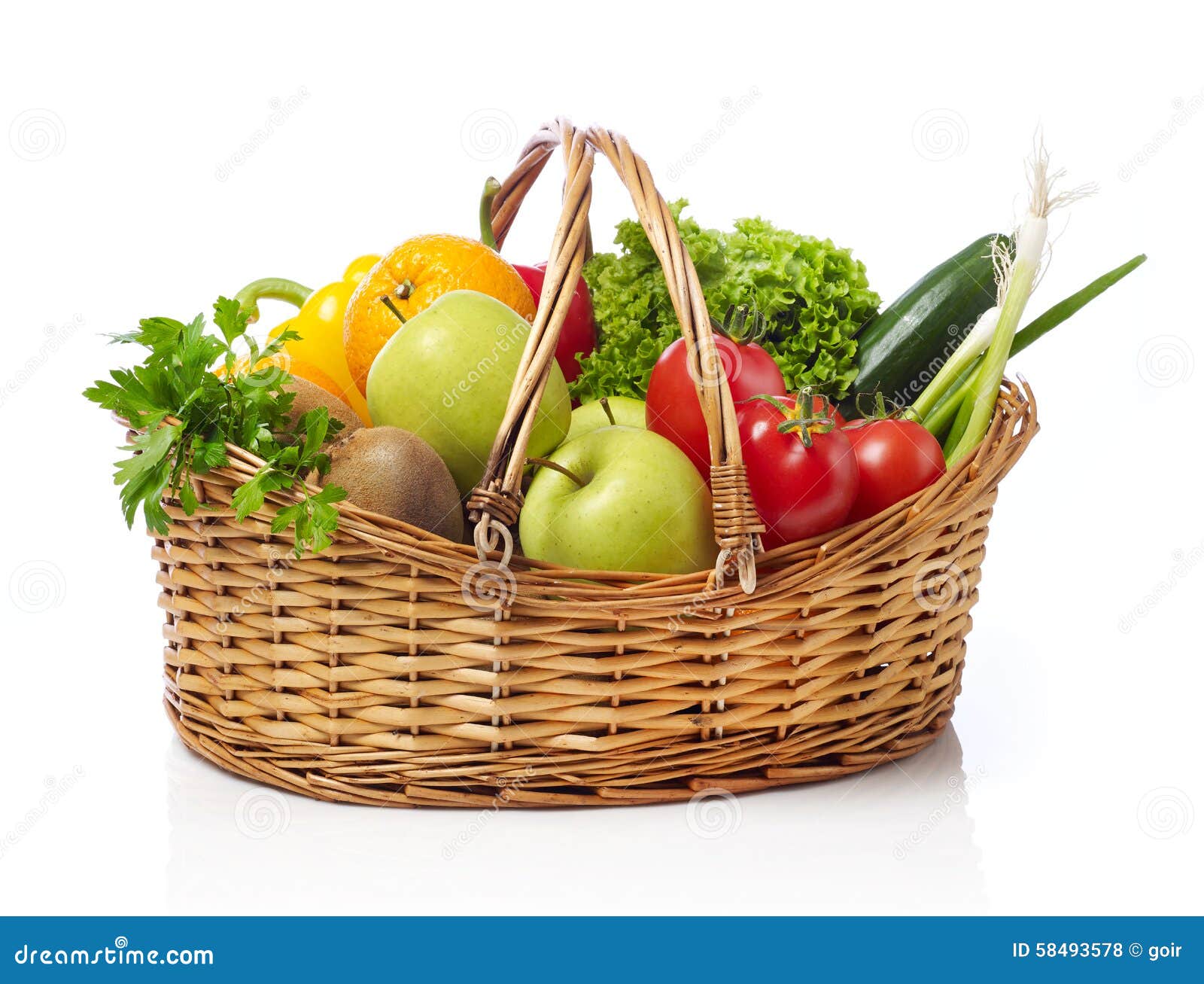 Cesto com frutas e legumes foto de stock. Imagem de objetos - 58493578, image size:1600x1307