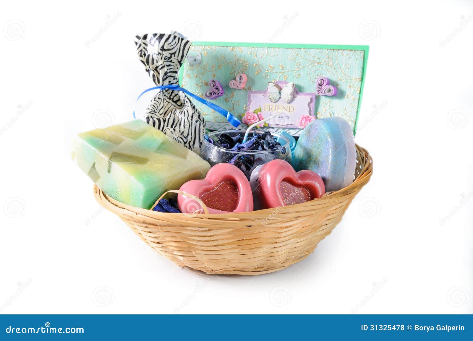 Cesta De Mimbre Para Regalo Foto de archivo - Imagen de cosméticos, casero:  31325478, image size:1600x1154