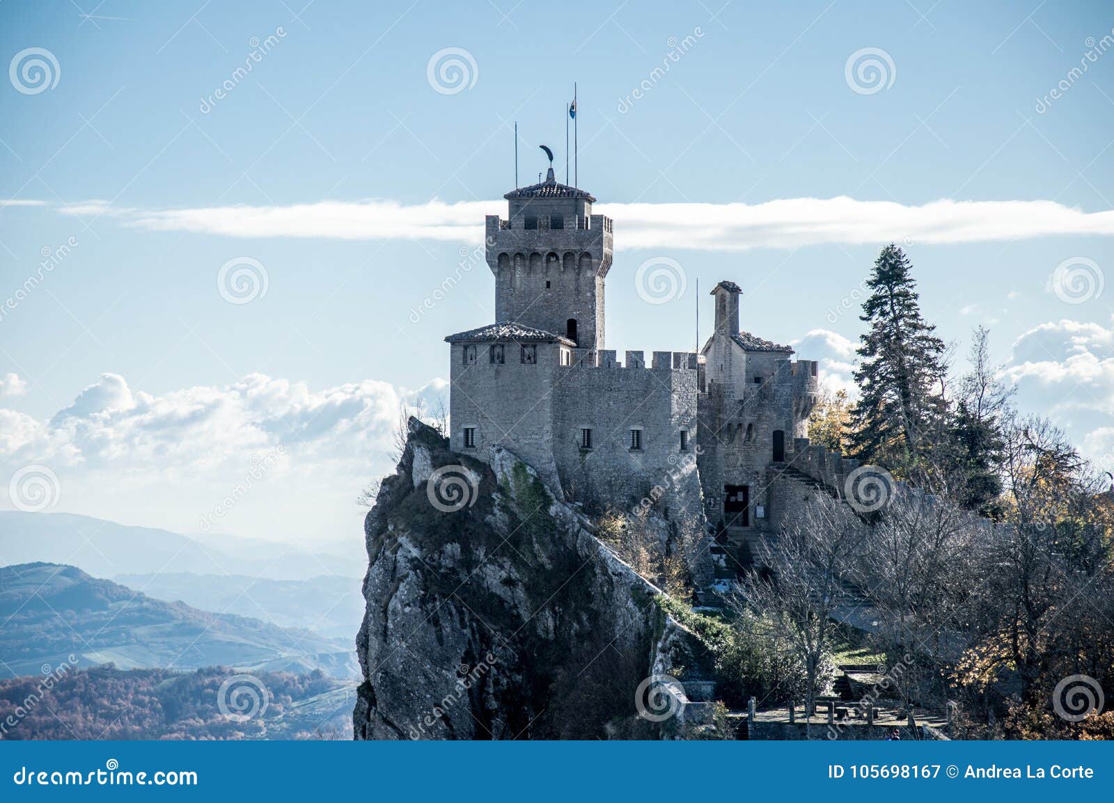 cesta tower of san marino italy