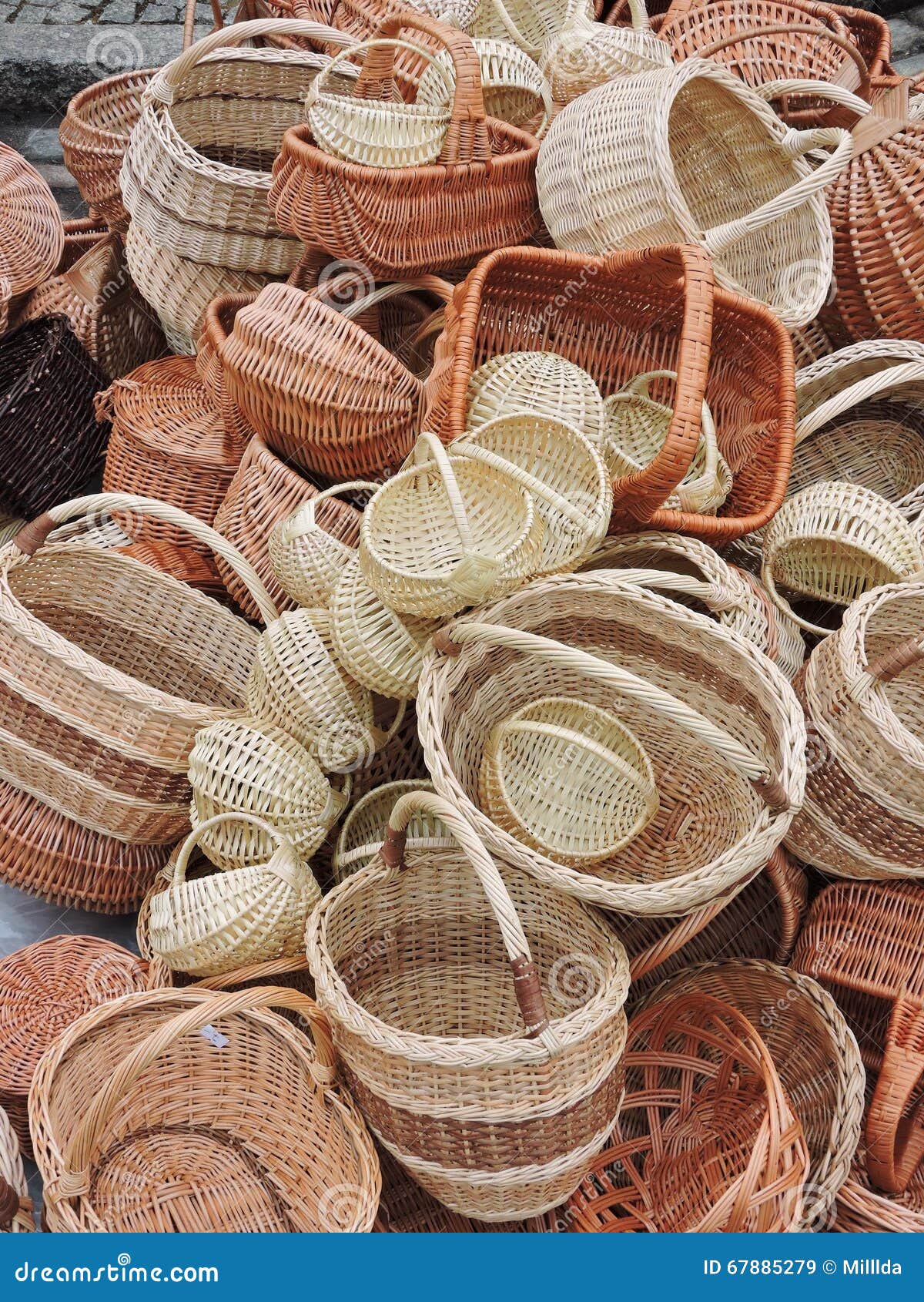 2 Cestini In Vimini Con Manico - Per Matrimoni, Regali E Decorazioni Casa - Intrecciati A Mano - Foto 8