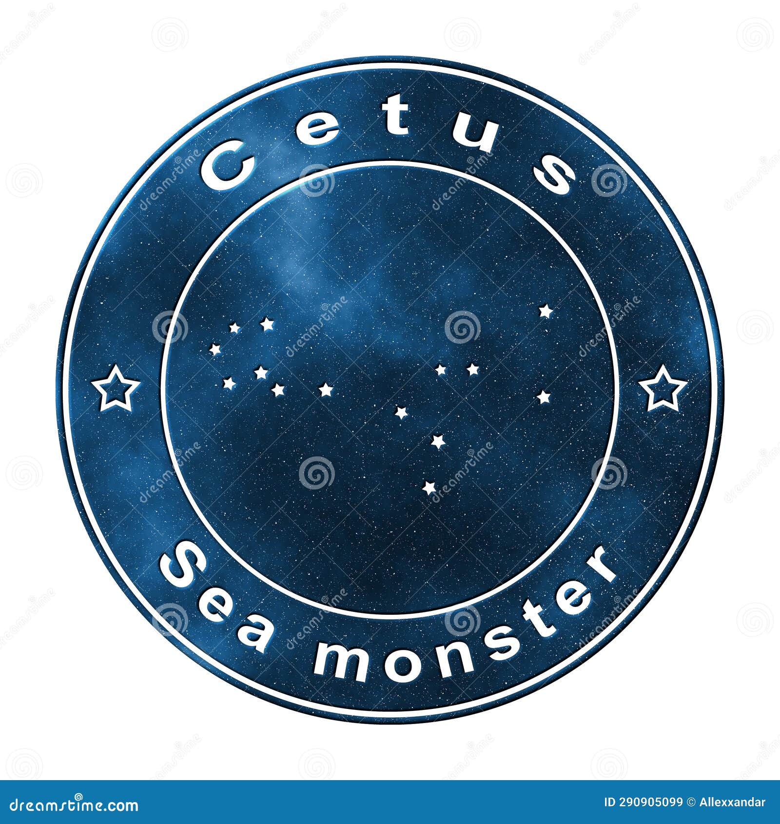 cetus star constellation, whale constellation