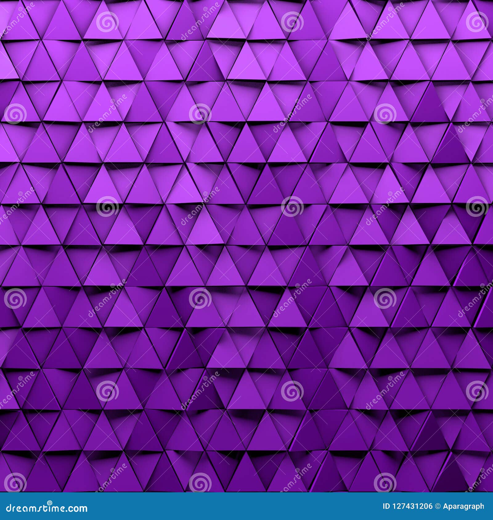 Cgi 3d Triangular Wallpaper Background Stock Illustration