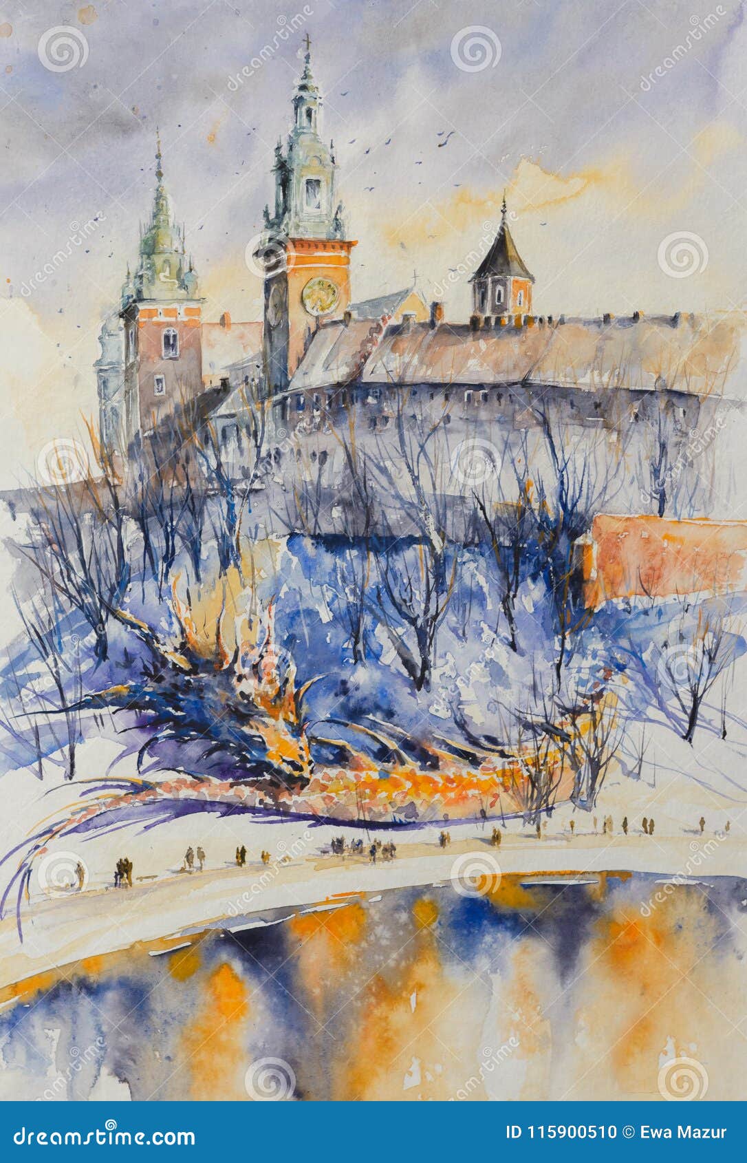 Chateau De Wawel Aquarelle De Cracovie Peinte Illustration Stock Illustration Du Cracovie Wawel Chateau De Wawel Aquarelle De Cracovie Peinte Illustration Stock Illustration Du Cracovie Wawel