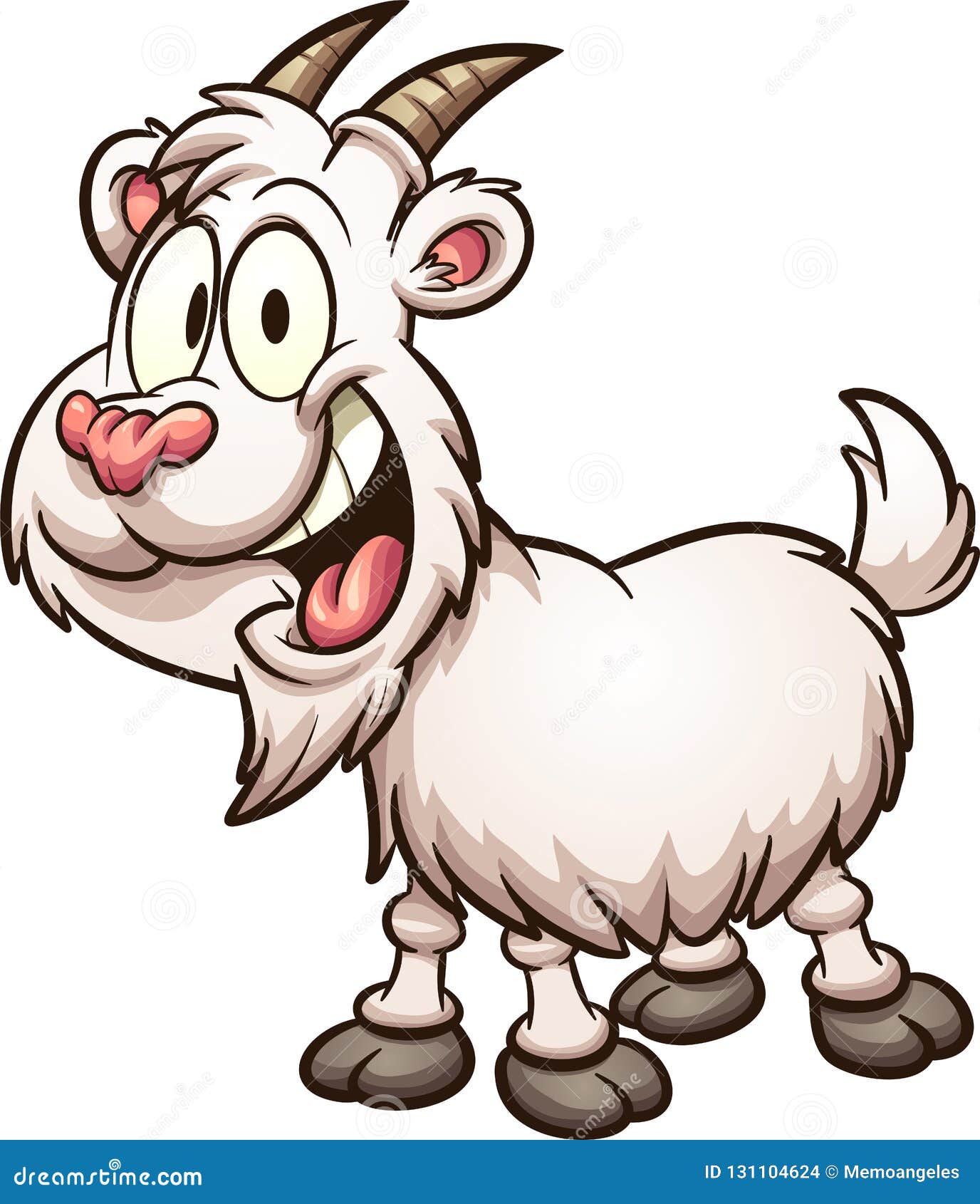 Chevre D Une Chevelure Blanche Heureuse De Bande Dessinee Illustration De Vecteur Illustration Du Isolement Illustration Chevre D Une Chevelure Blanche Heureuse De Bande Dessinee Illustration De Vecteur Illustration Du Isolement Illustration