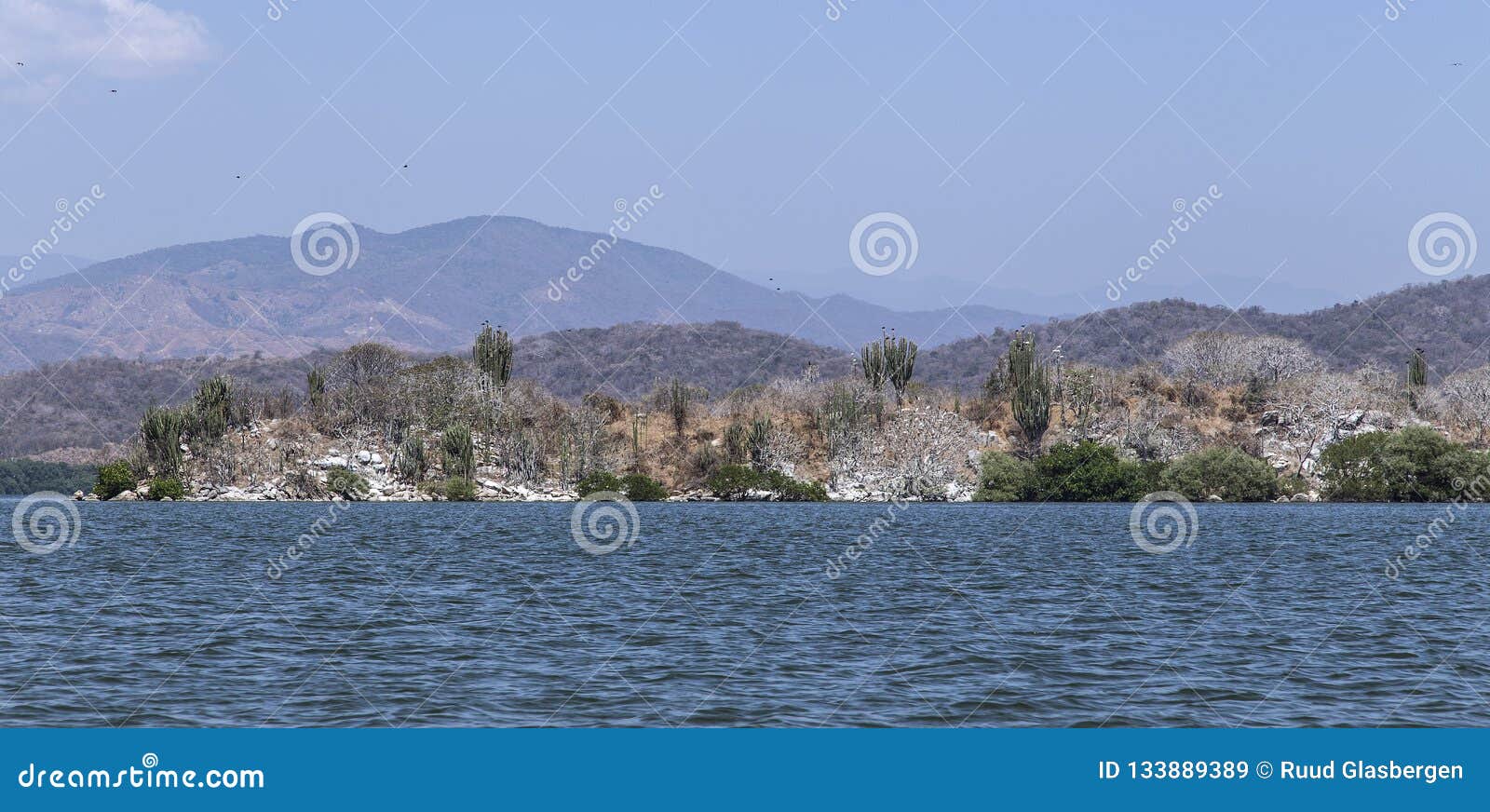 chacahua lagoon in oaxaca, mexico