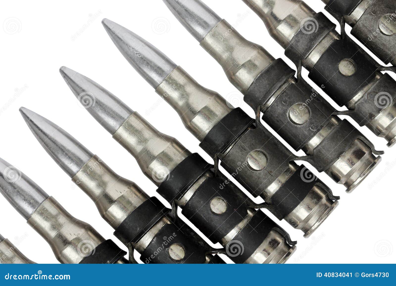 Chain of Ammo stock image. Image of bolt, belt, army 40834041