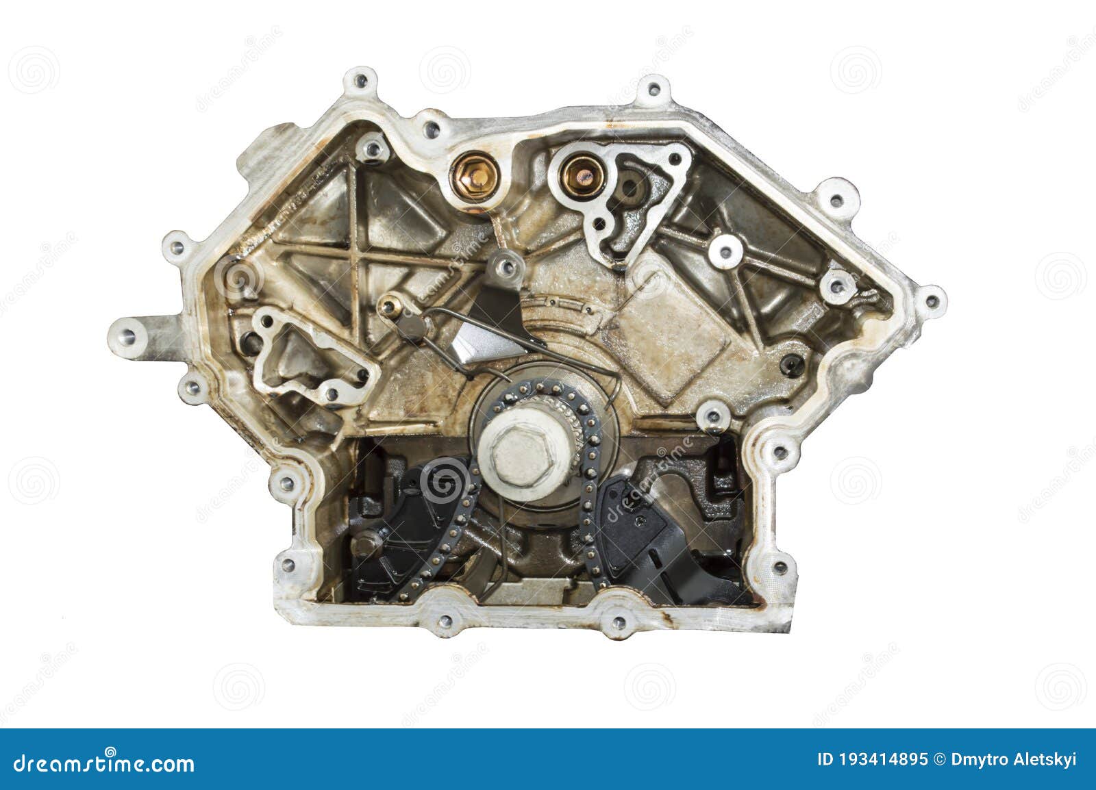 Chain Camshaft Drive. Isolate Stock Image Image of bolt, auto 193414895