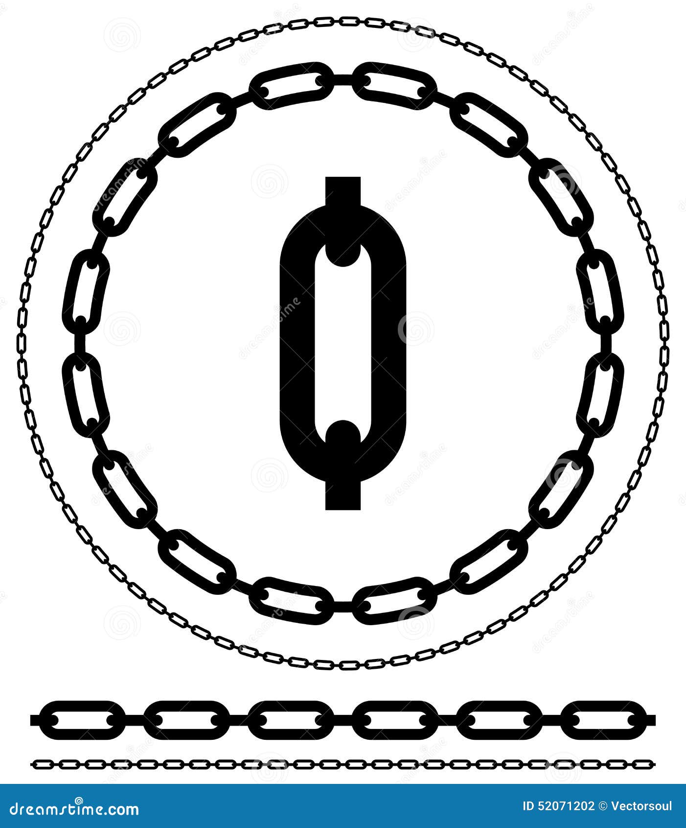 Chain Link Circle Svg
