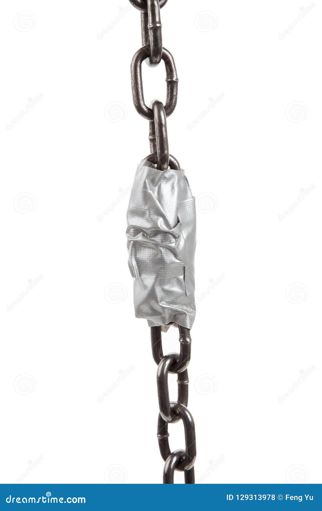 Chain and Duct Tape stock photo. Image of interconnect 129313978