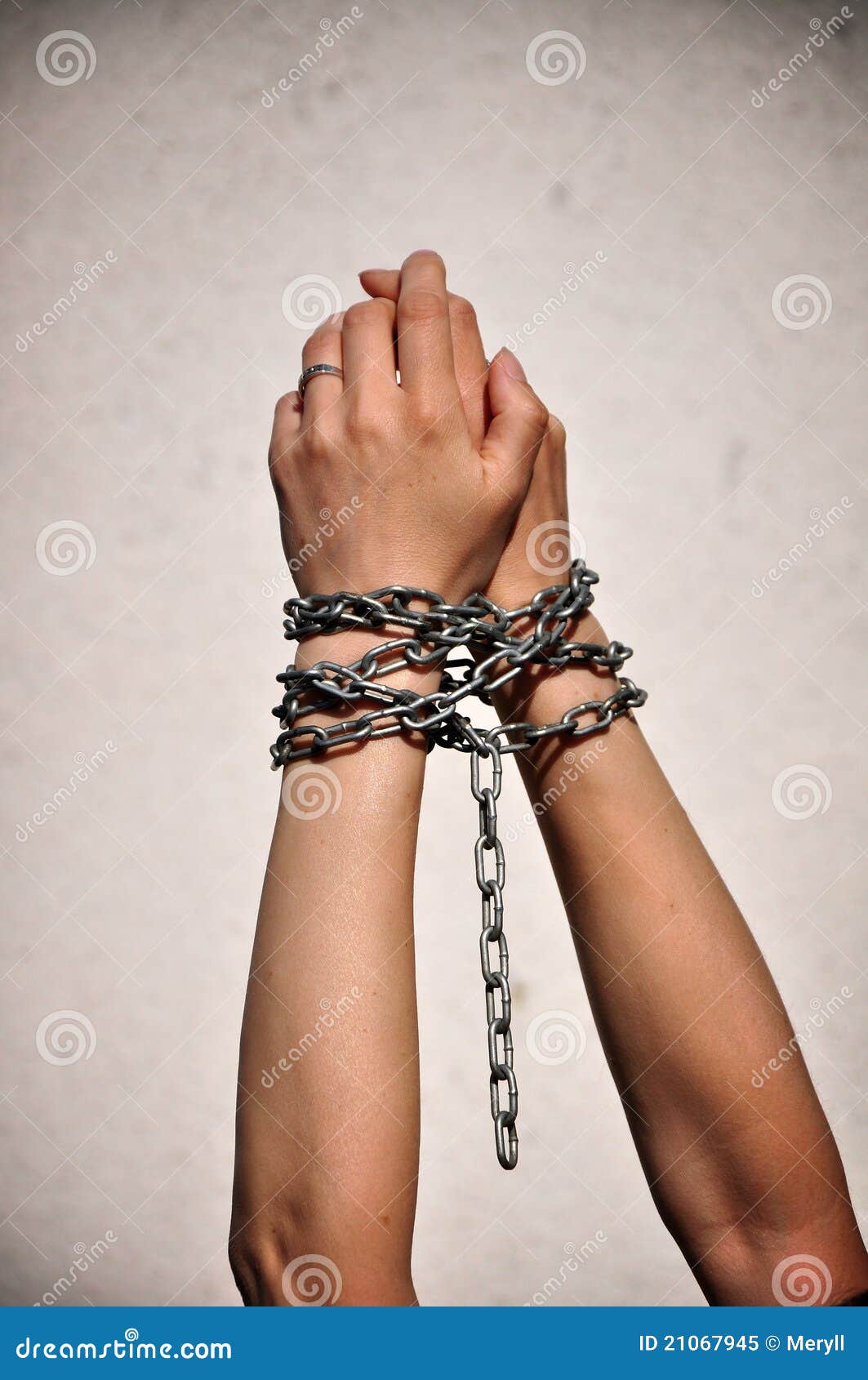Chain hands slavery stock image. Image of trap, slavery 21067945
