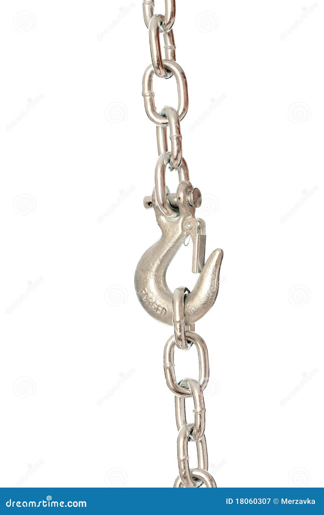 Chain with a hook stock image. Image of concepts, dependent 18060307