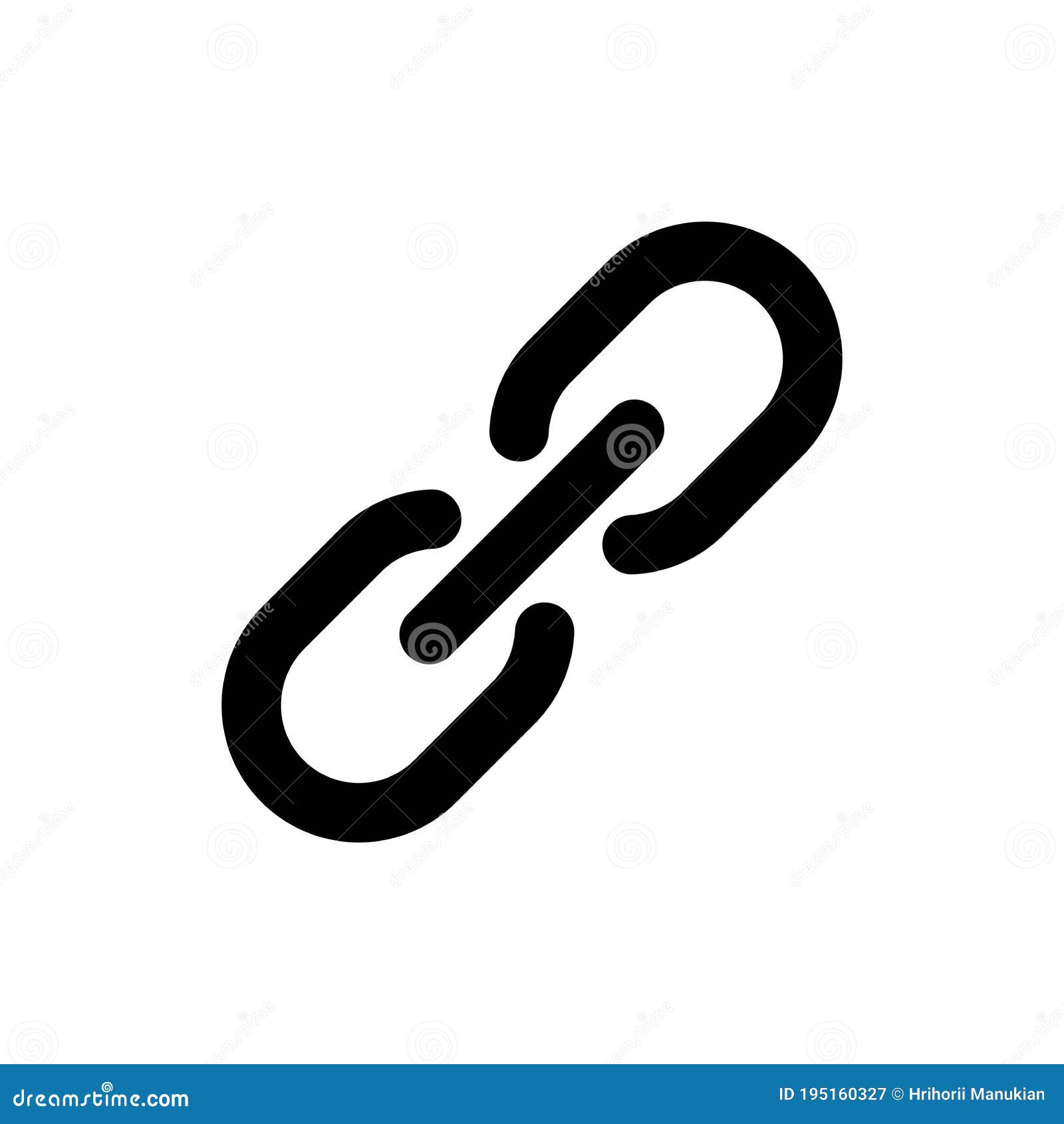 Chain, Link Icon Vector. Link Icon. Hyperlink Chain Symbol. Chain Vector  Symbol. External Link Icon Isolated Stock Vector - Illustration of system,  sign: 195160327