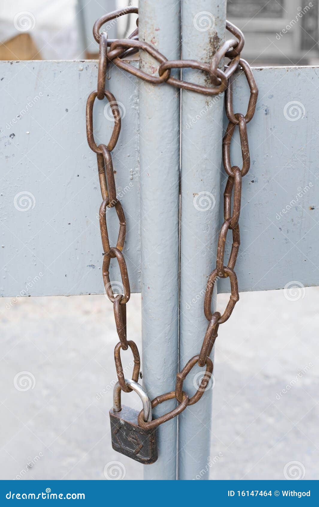 Chain with padlock stock photo. Image of vertical, closed 16147464