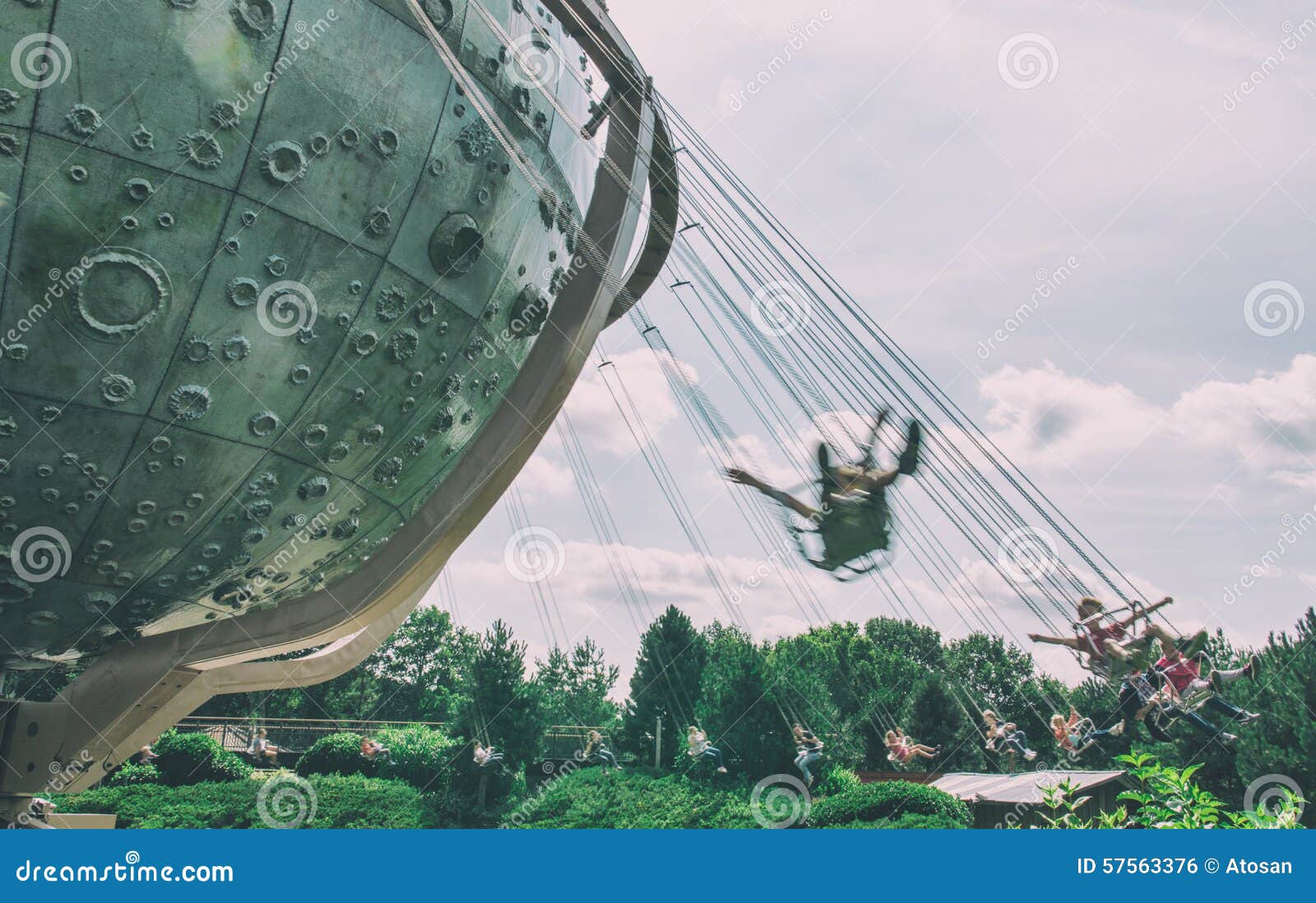 Chain Swing stock photo. Image of chain, carousel, leisure 57563376