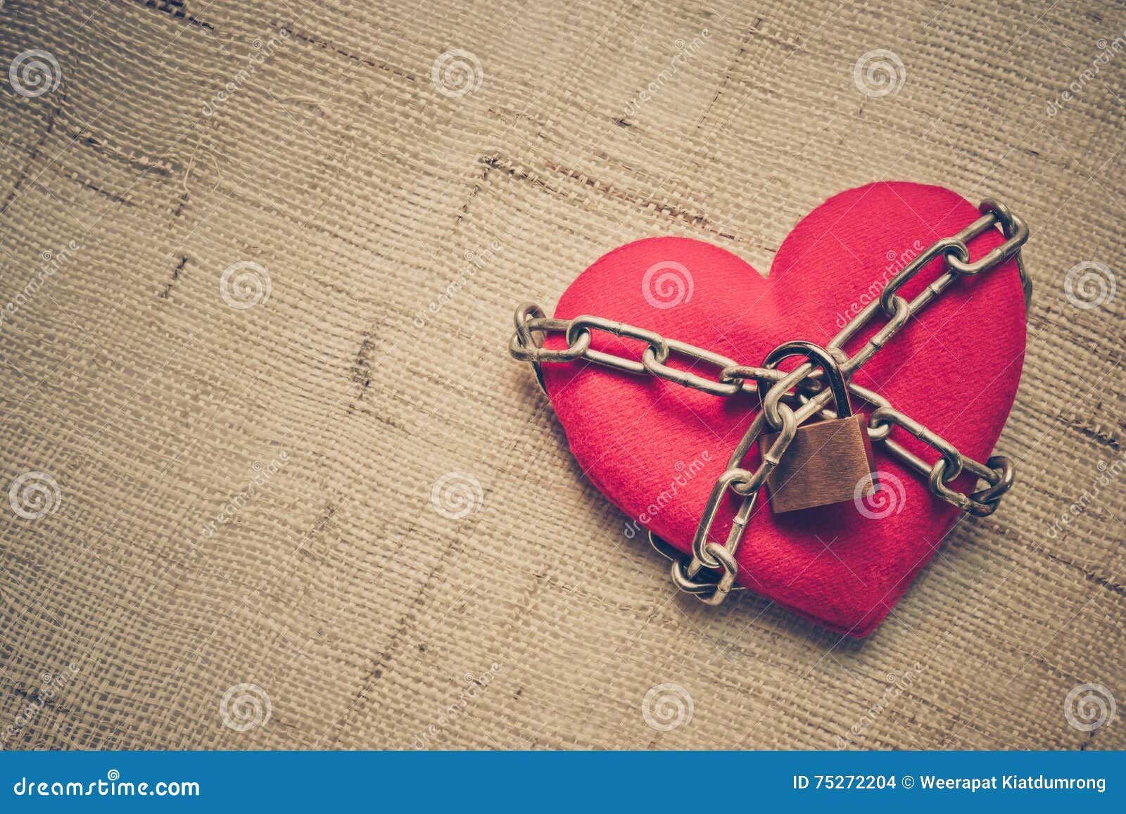 Chained heart stock photo. Image of chains, engagement 75272204