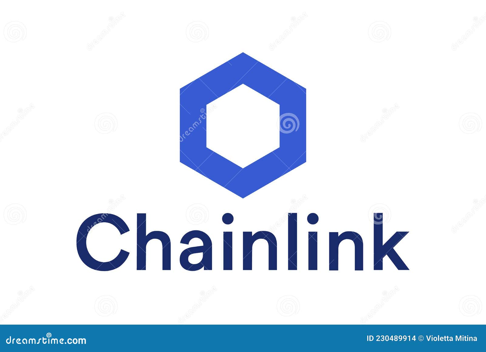 Chainlink Logos Vector Logo Text Icon Author S Development Editorial Stock  Image - Illustration of block, future: 230489914