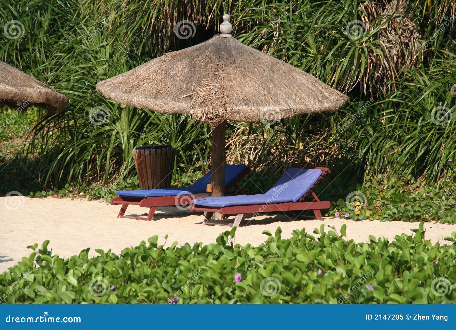 Chair on beach stock image. Image of grass, relaxation - 2147205