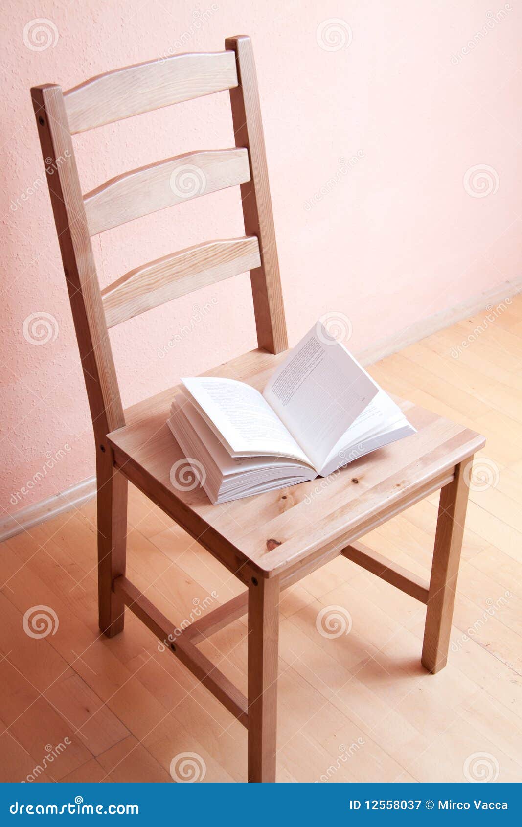 Chair and book stock image. Image of book, chair, furniture 12558037