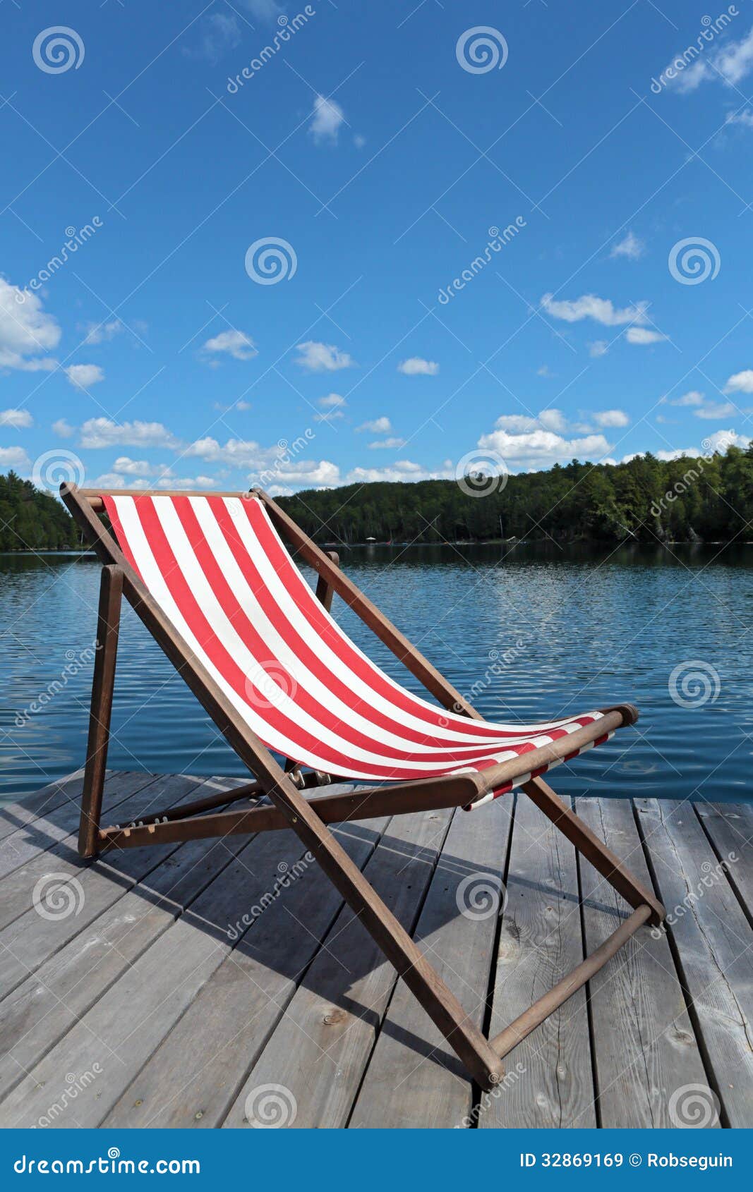Chair on the dock stock image. Image of relax, north - 32869169